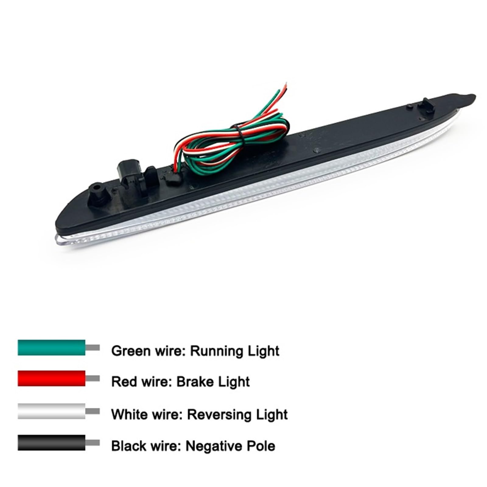 Auto fanali Posteriori 3 Funzioni Fanale Posteriore A LED Paraurti Gruppo Lampada Rosso Corsa E Jogging Luce di Freno Bianco Retromarcia per Axela 2010-2013 2011 2012