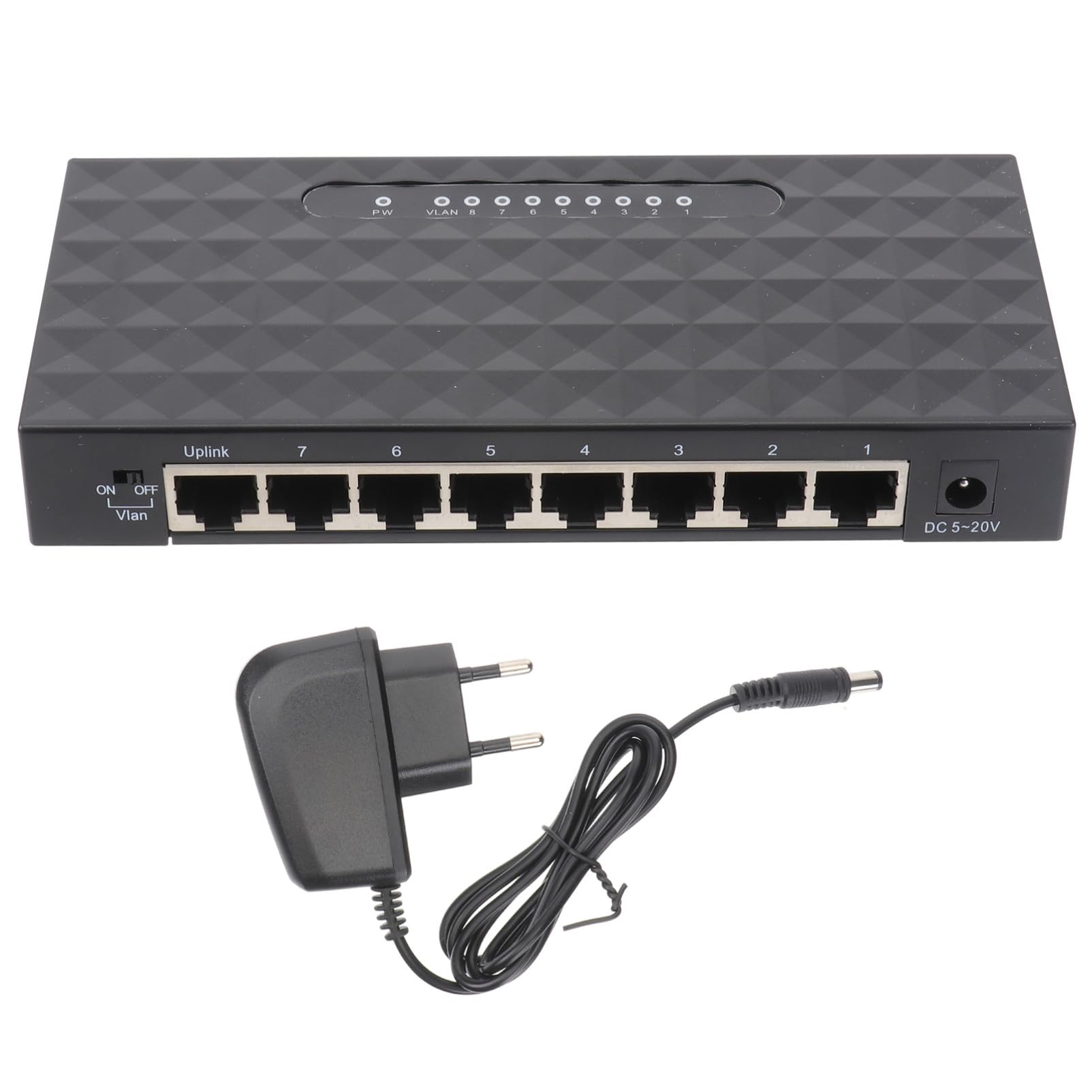 SHINEOFI 1pezzi Adattatore Splitter di Rete da Mbps Porte per Desktop Ethernet Splitter LAN e Ethernet Compatibile con Dispositivi Mbps