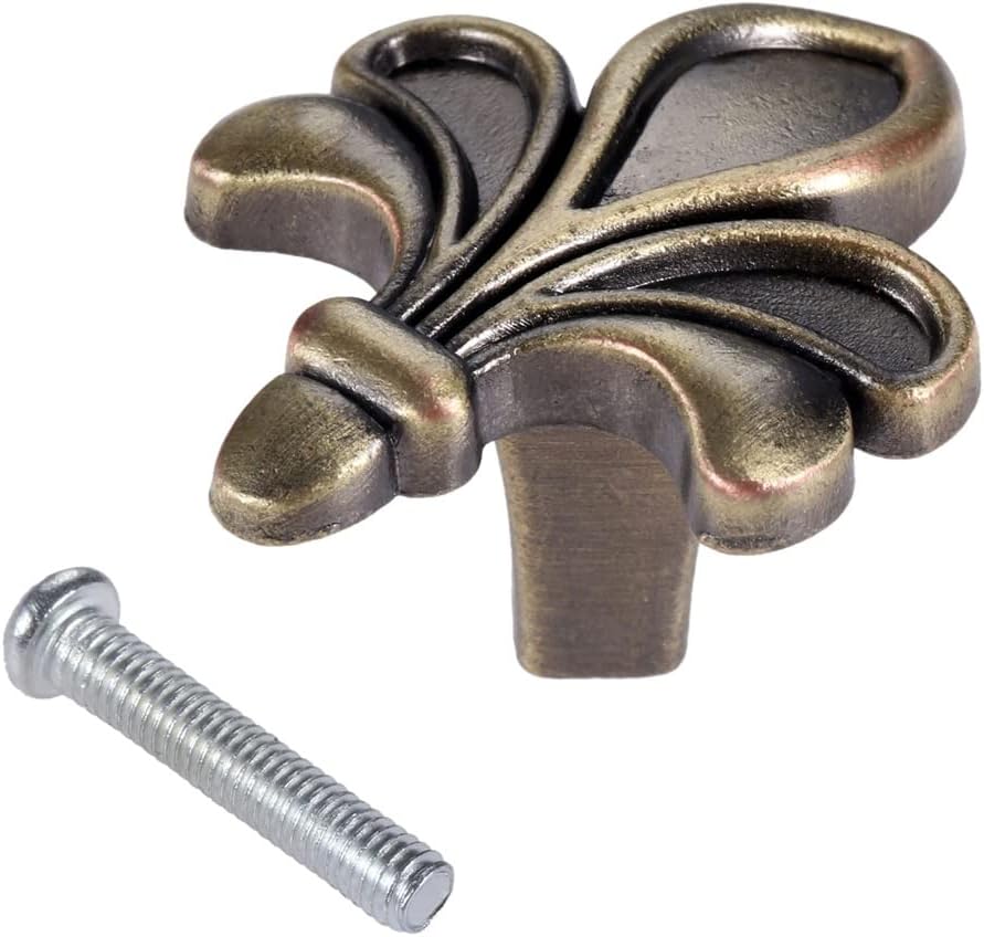 1 Pack Bronze Iris Single Hole Drawer Handle Furniture Wardrobe Door Handle Kitchen Cabinet Handle Pull Handle Handle