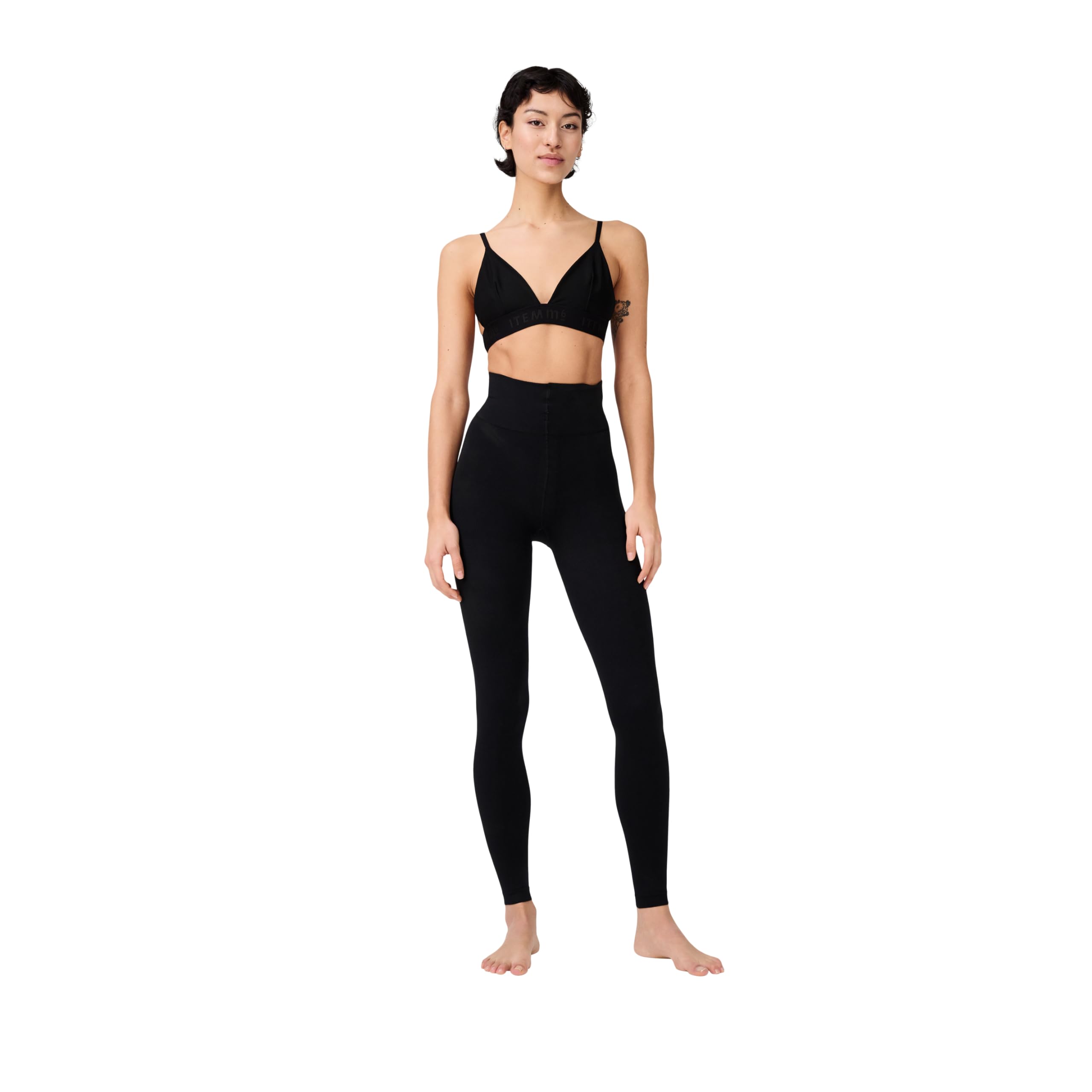 ITEM m6 Shape Leggings MIT Kompression 100 DEN – Kompressions-Leggings Damen für eine perfekte Silhouette – Luxuriöser Anti Cellulite Leggings Kompression mit Cosy Winter Conscious