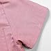 OCHENTA Mens Short Sleeve Button Down Oxford Dress Shirt Summer Casual Tops 1 Pink L