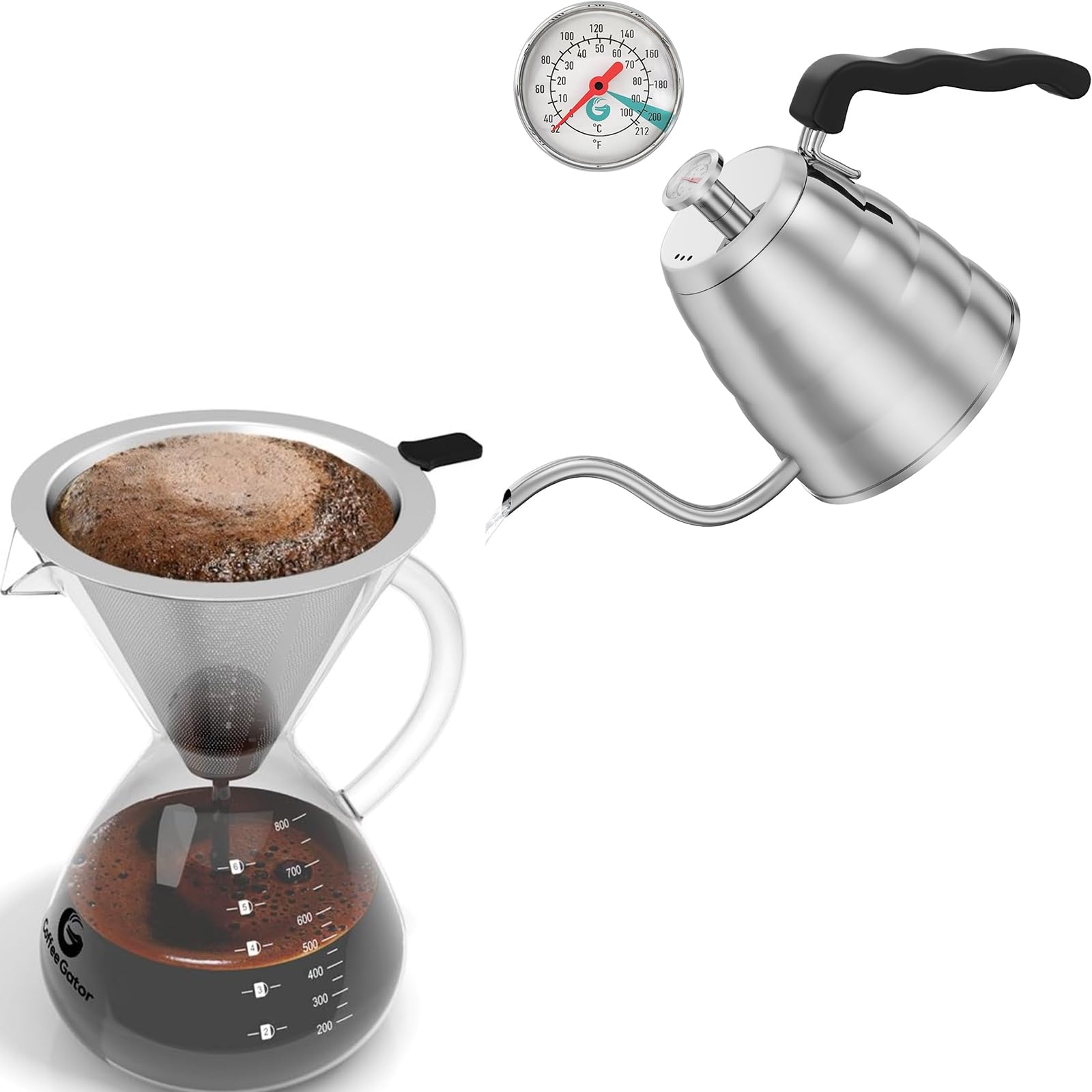 Amazon.com: Coffee Gator Pour Over Coffee Maker 27oz 800ml
