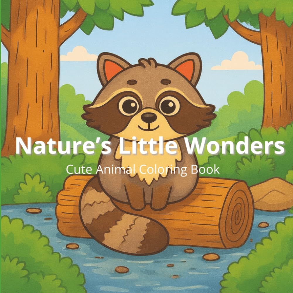 Nature’s Little Wonders: Cute Animal Coloring Book