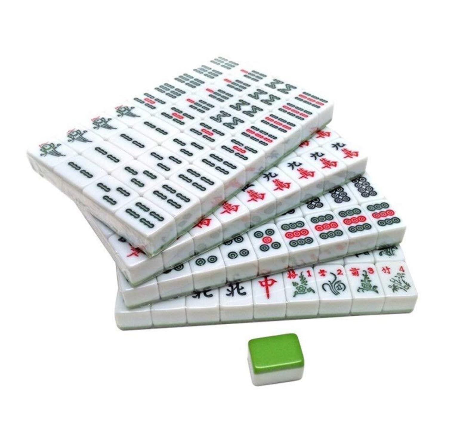 Chinesisches Mahjong Mahjong-Set, 144 Kacheln, Tragbar, Mahjong Mit Klappbarem Spieltisch, Majiang-Reiseset, Familienfreizeit Für Familie Reise Spiel