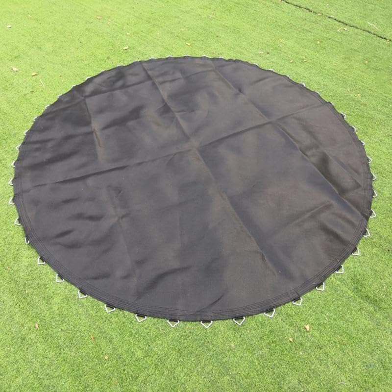Salto di Ricambio Tappetino di Sicurezza Elastico Ricambio for Trampolino, Resistente all'Acqua, con Anelli a V e Tappetino Rotondo for
