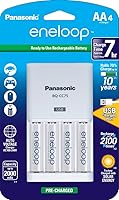 Vista 13 de eneloop Panasonic K-KJ55M3A4BA Cargador Rápido Individual Avanzado de 3 Horas para Baterías y Baterías Recargables Precargadas BK-4MCCA4BA AAA 2100