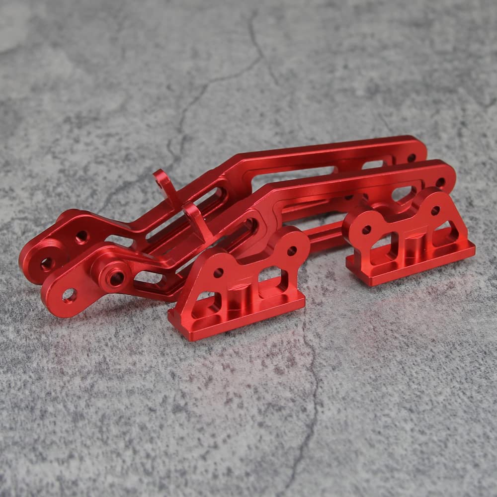 RCAWD AR320347 RC Heckflügel-Befestigungsset für Arrma Notorius Outcast Kraton 6S 4WD BLX Upgrade-Teile (rot)