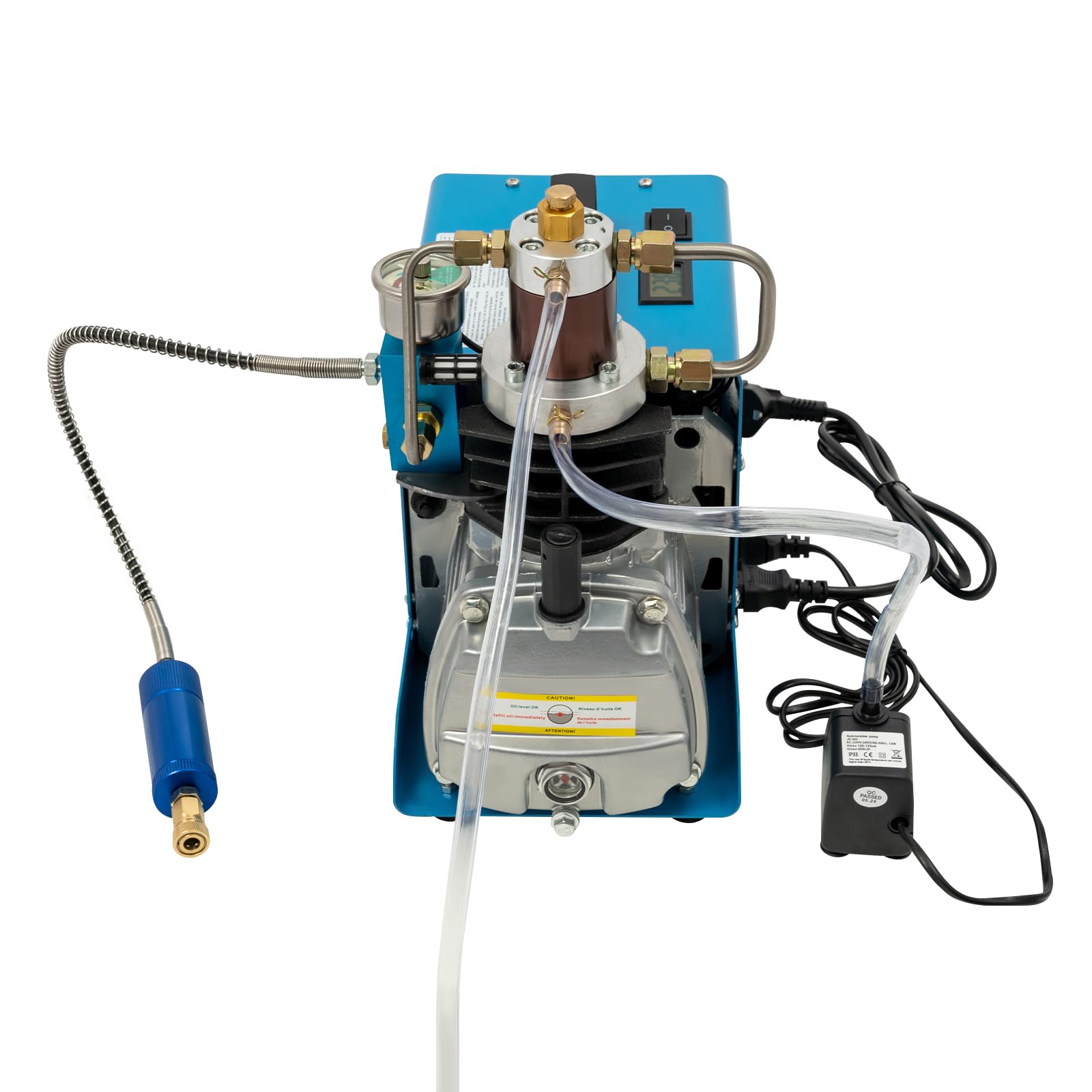 1800W Bomba de compresor de aire de alta presión PCP Compresor Bomba de aire de alta presión Bomba de aire eléctrica Compresor de aire eléctrico Bomba de aire PCP 0-40Mpa 2800RPM