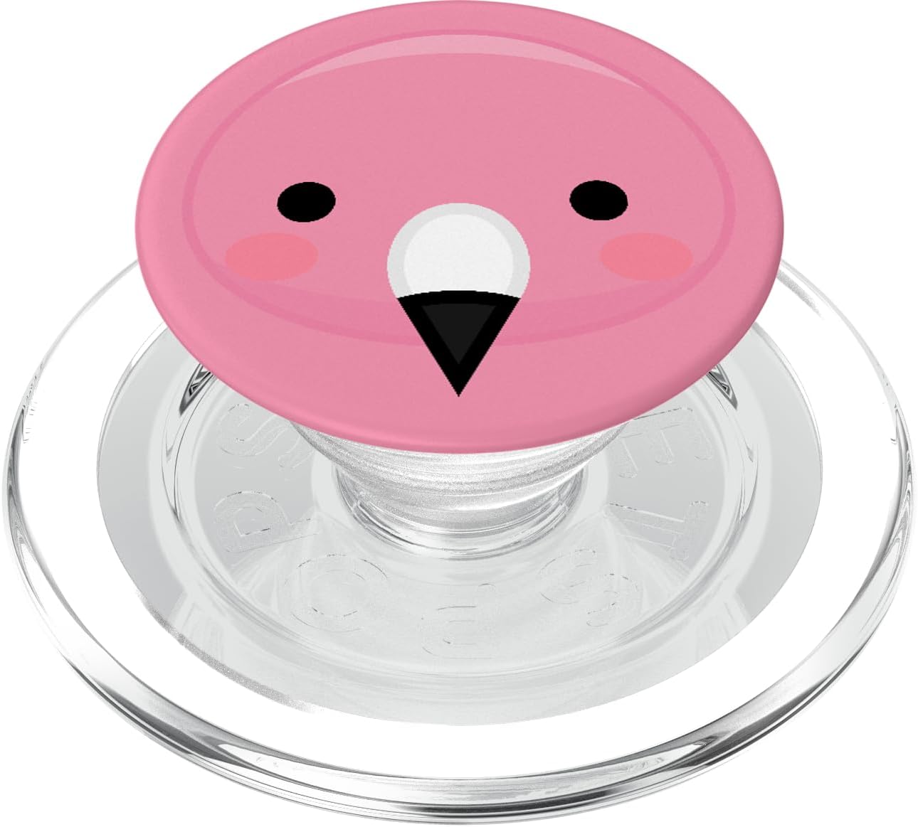 Anime Eyes Kawaii Animal Pink Flamingo Cell Phone Case Gift PopSockets PopGrip for MagSafe