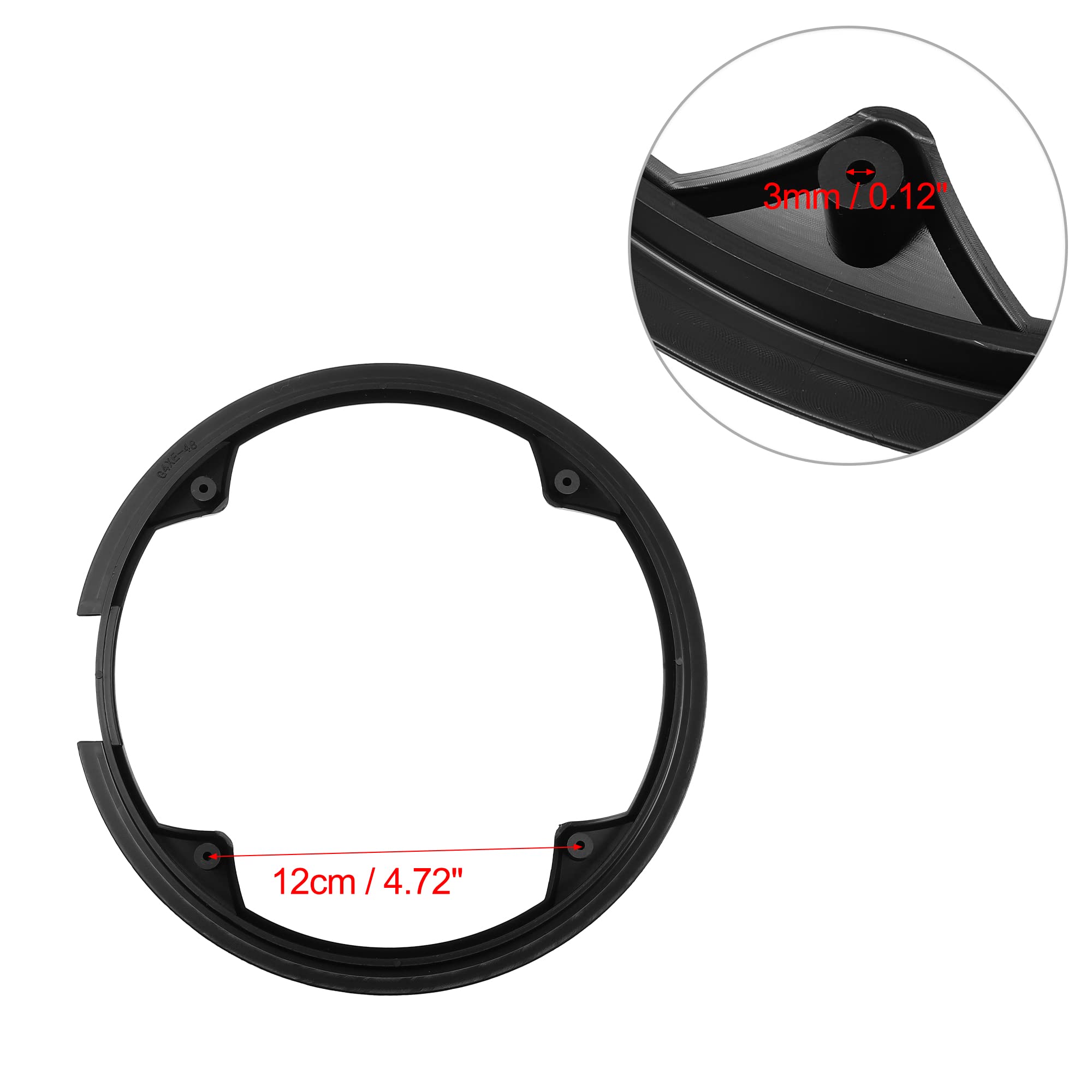 2 Cache-Roue De Chaîne Vélo 48 Dents - Protection Noire Universelle Pour VTT Et Vélos Route