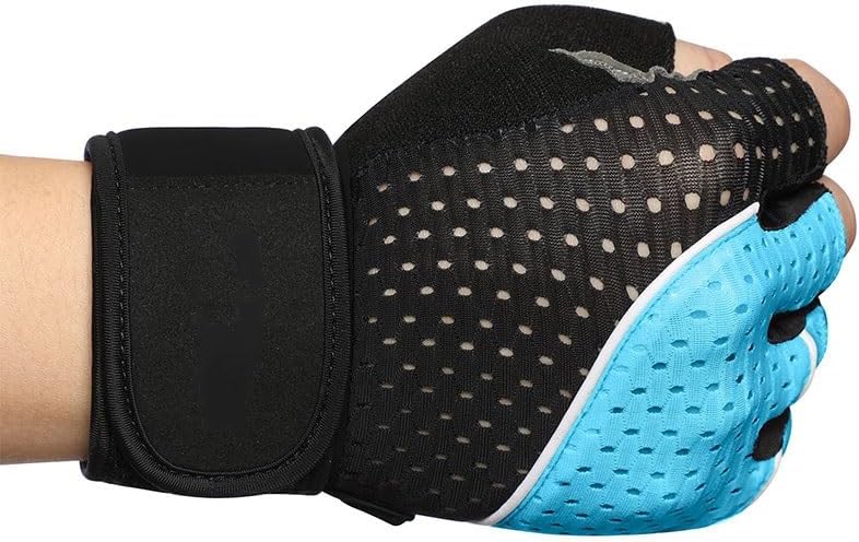 Fitness Dumbbell Yoga Anti-Slip Sports Cycling Nylon Half Finger Gloves