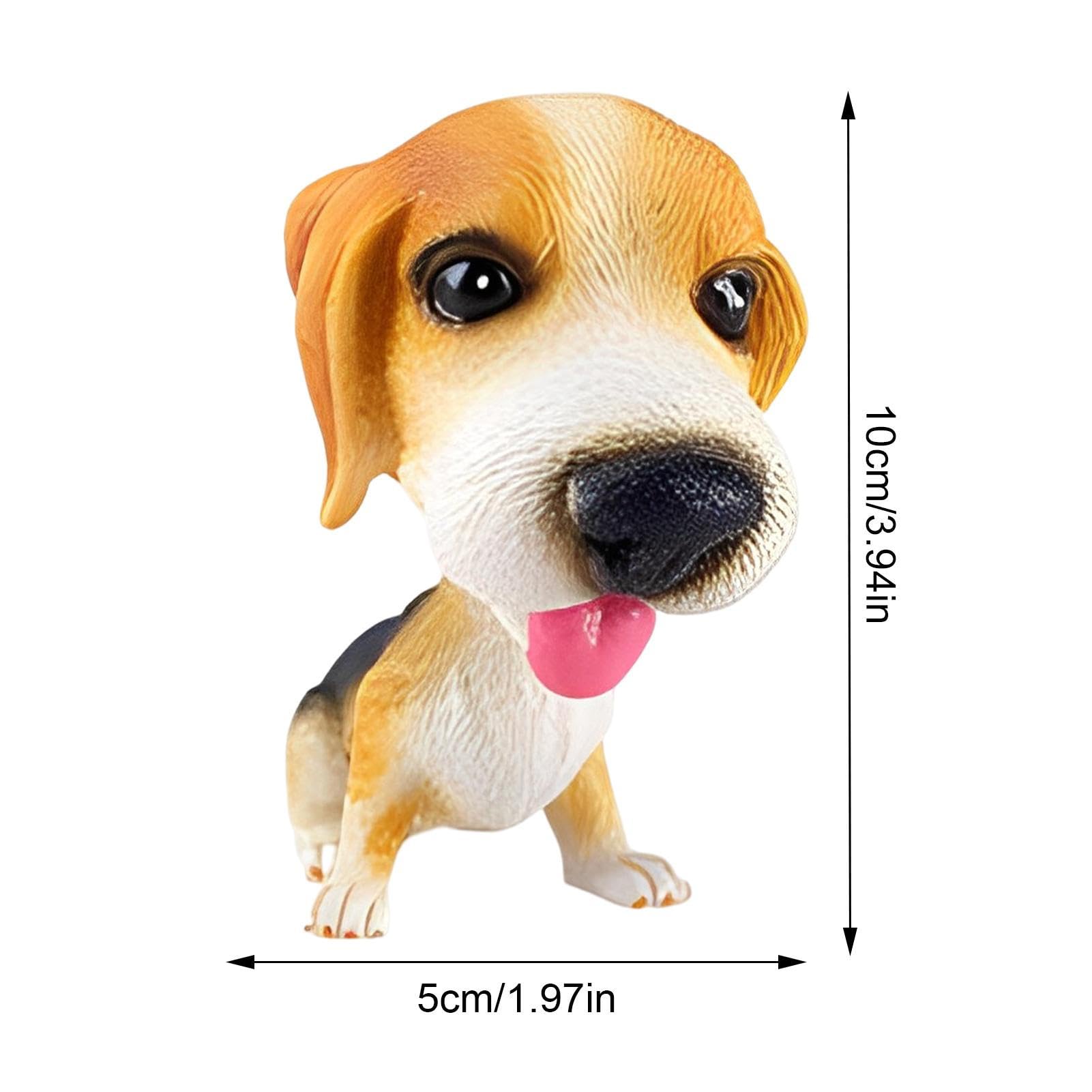 Amazon.co.jp: 車用犬ボブルヘッド - 首振り人形ダッシュボード装飾
