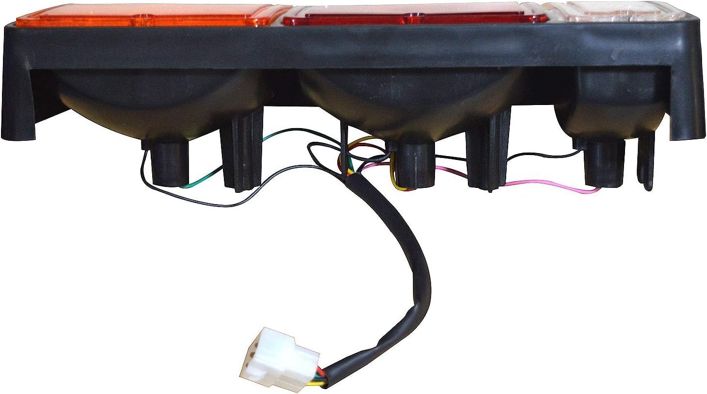 2x Tail Lamp Rear Combination Lights Assembly Tail Lamp Brake Lights ar Lamp with 12v Bulbs Suitable for Mitsubishi Canter Fusu Truck