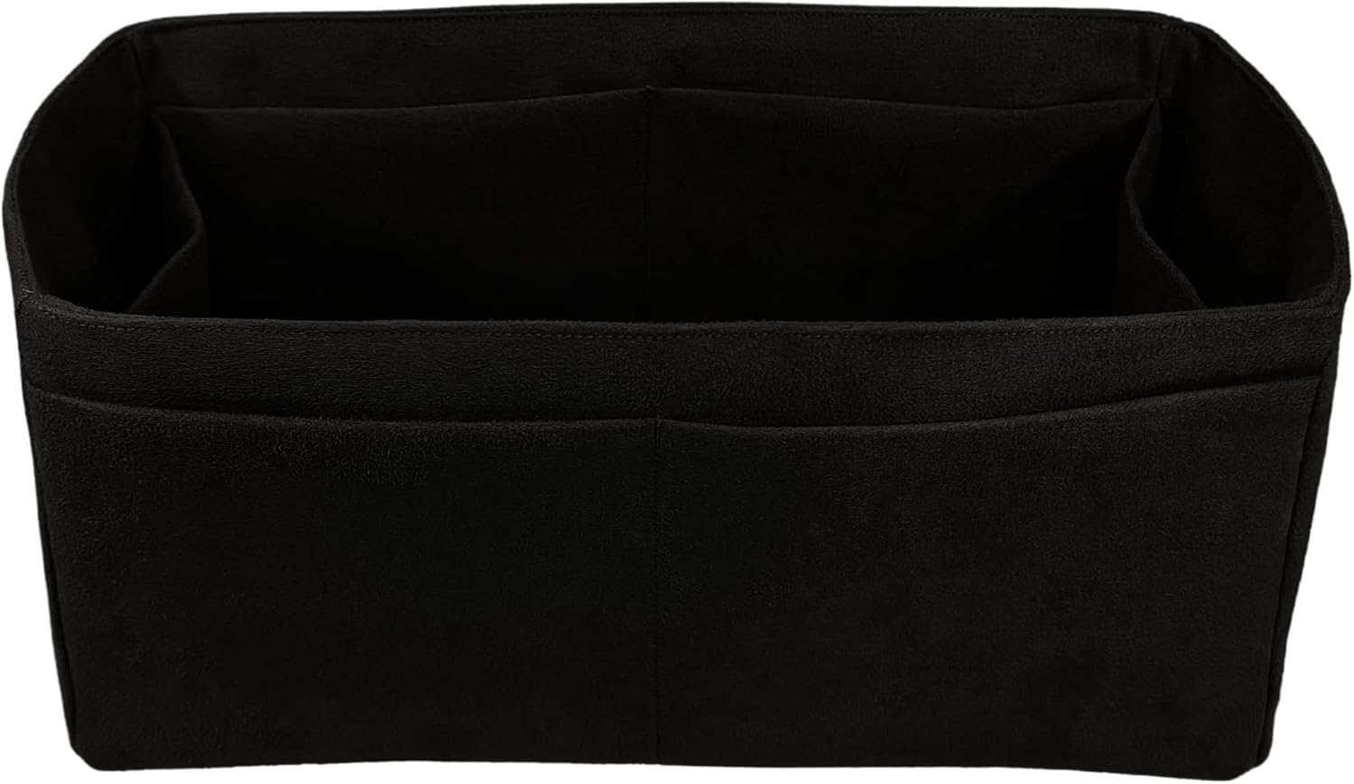 Purse Organizer Insert for Birkin 35, Bag Handbag, Faux Suede Fabric Soft and Smooth Lightweight Fits Perfectly Sturdy Gift Ideas for Women (Black HBK35)