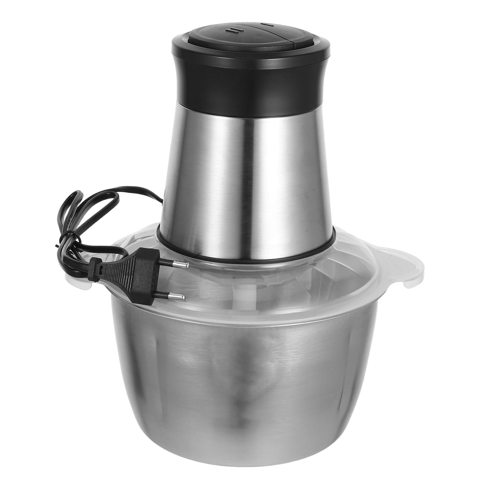 Generico 1 Set Tritacarne Elettrico Acciaio Inossidabile con Tritatutto Multifunzionale per Carne Verdure e e Facile da per Uso