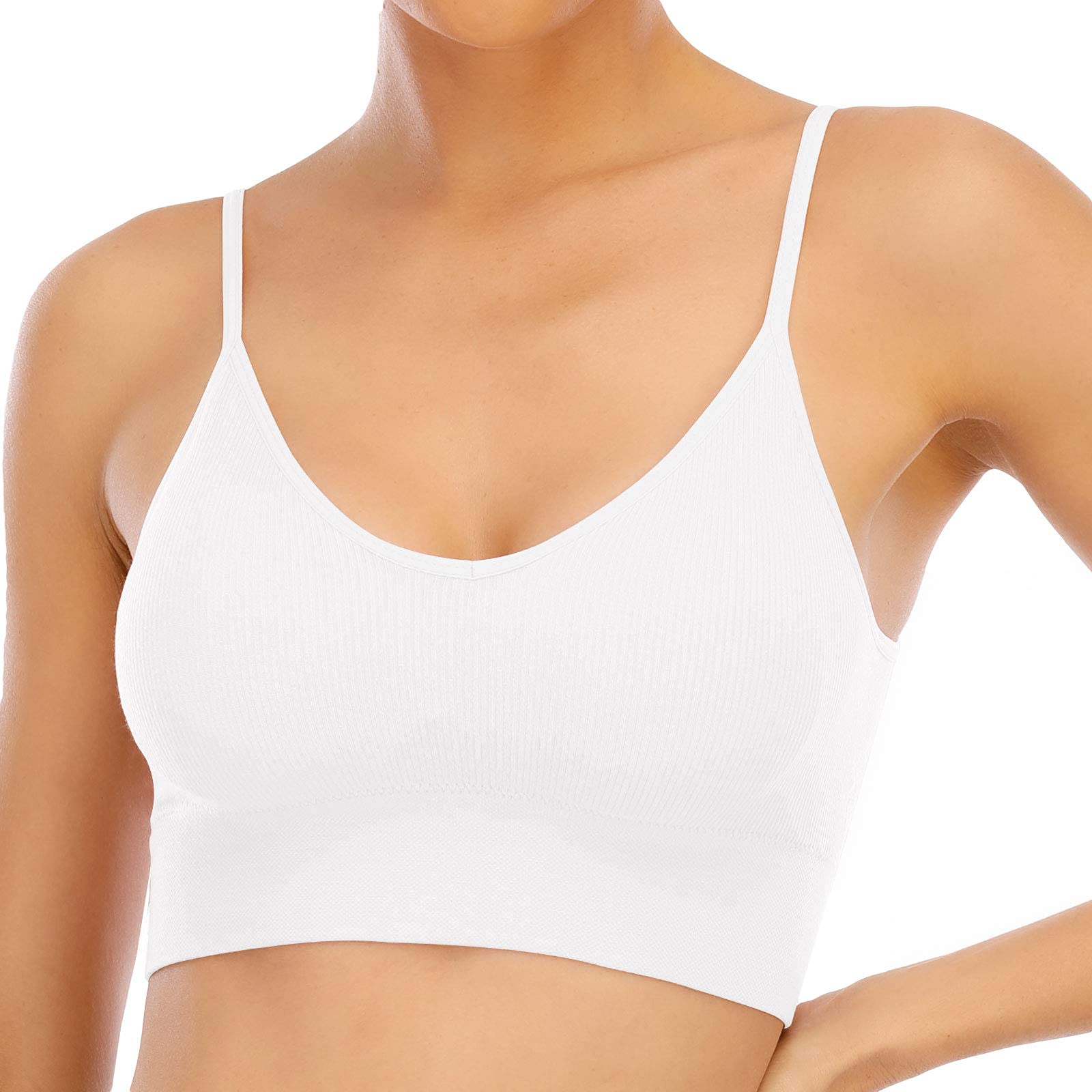 shoppy villa with sv logo Shoppy Villa Cotton Sports Bra for Women, Yoga Camisole Bra, Lightly Padded Cup With Full Coverage and Removable Pads (30 to 36 Size)-picture-25