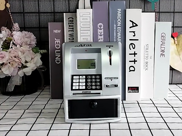 Amazon | LOL-FUN キッズATM貯金箱 電子貯金箱 貯金缶 電動式紙幣
