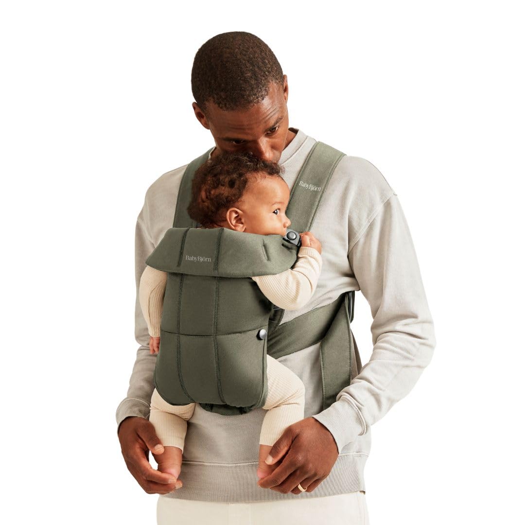 Amazon.com: BabyBjörn Baby Carrier Mini, Woven, Dark Green