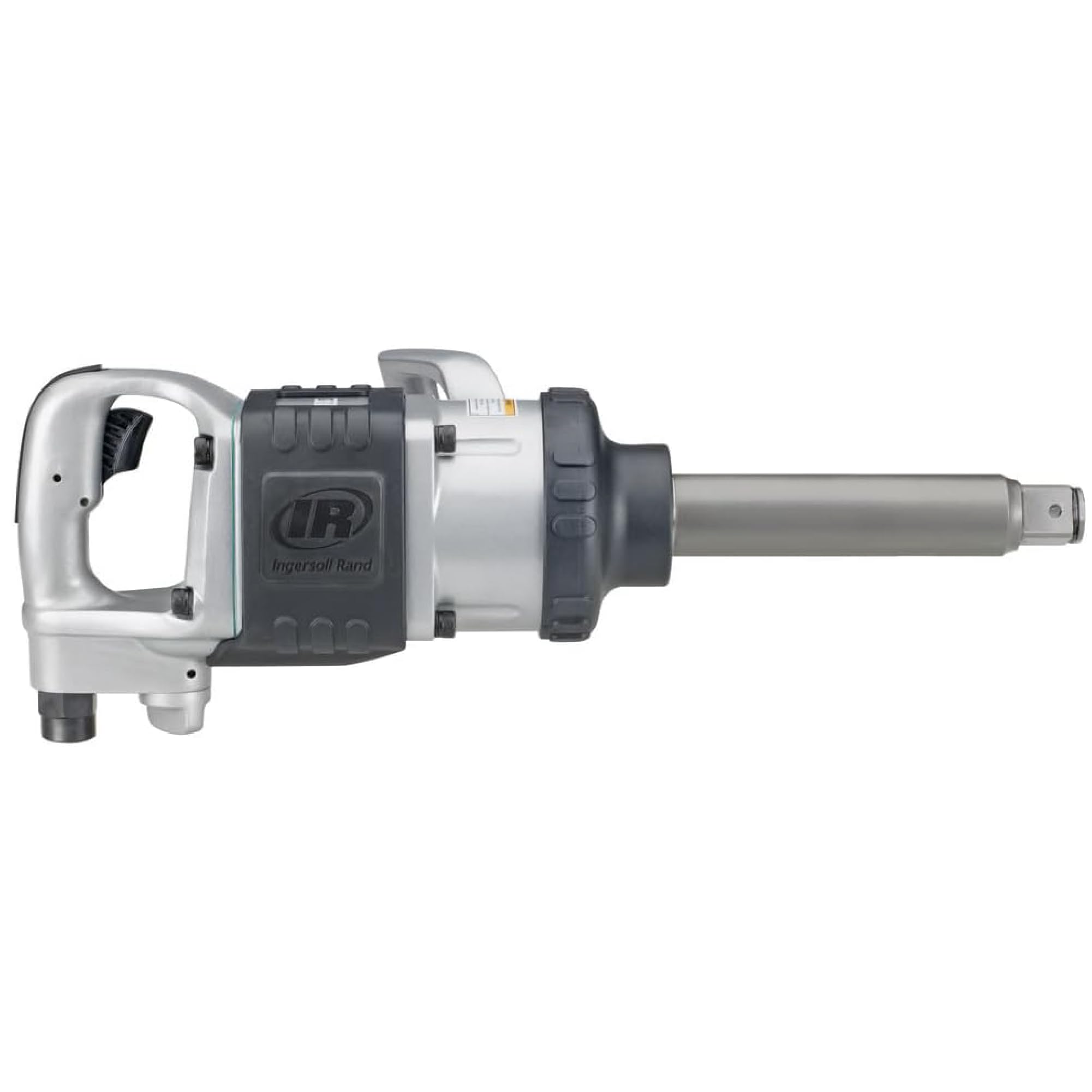 Ingersoll-Rand Clé à Chocs Pneumatique 285B-6, Clé de 1", Couple de Sortie pour Usage Intensif, Longue Broche de 6", 2 Poignées, Haute Précision, Gris