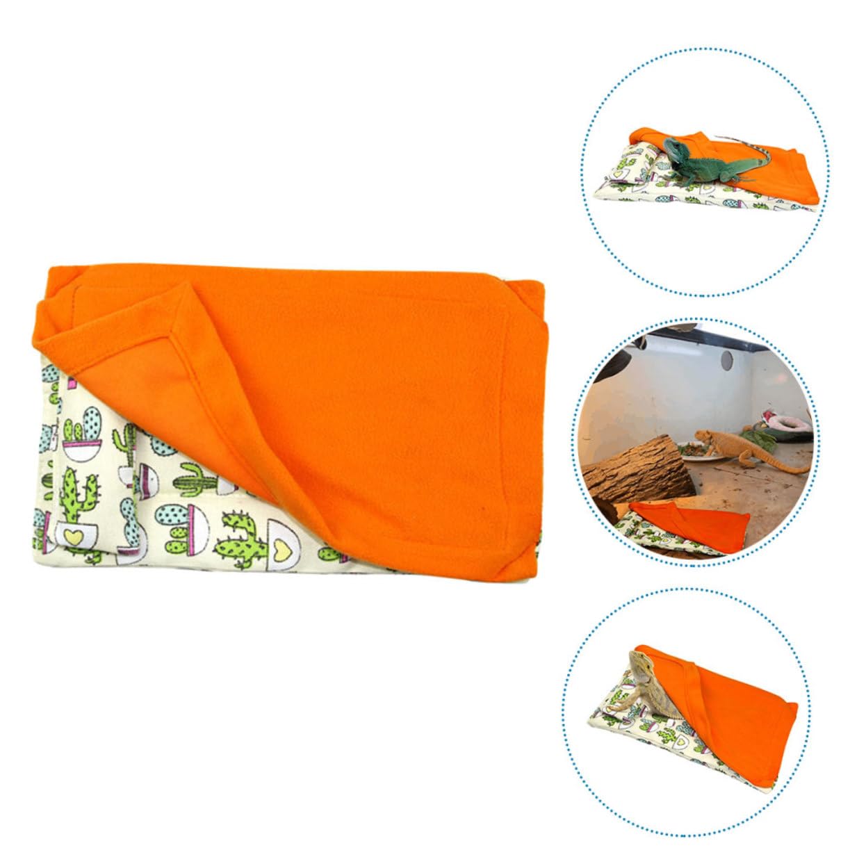 Beaupretty 3piezas Cama Calentadora para Reptiles y Pequeños Roedores Cama De Lija y Resistente para Cobayas y Hámsters Nido Portátil y Práctico para Mascotas Interiores