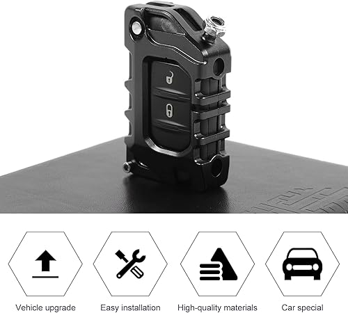 Miniatura 9 de RT-TCZ Key Fob Case Cover,Key Bag Holder Protection Shell for Jeep Wrangler JL JLU Gladiator 2018-2022