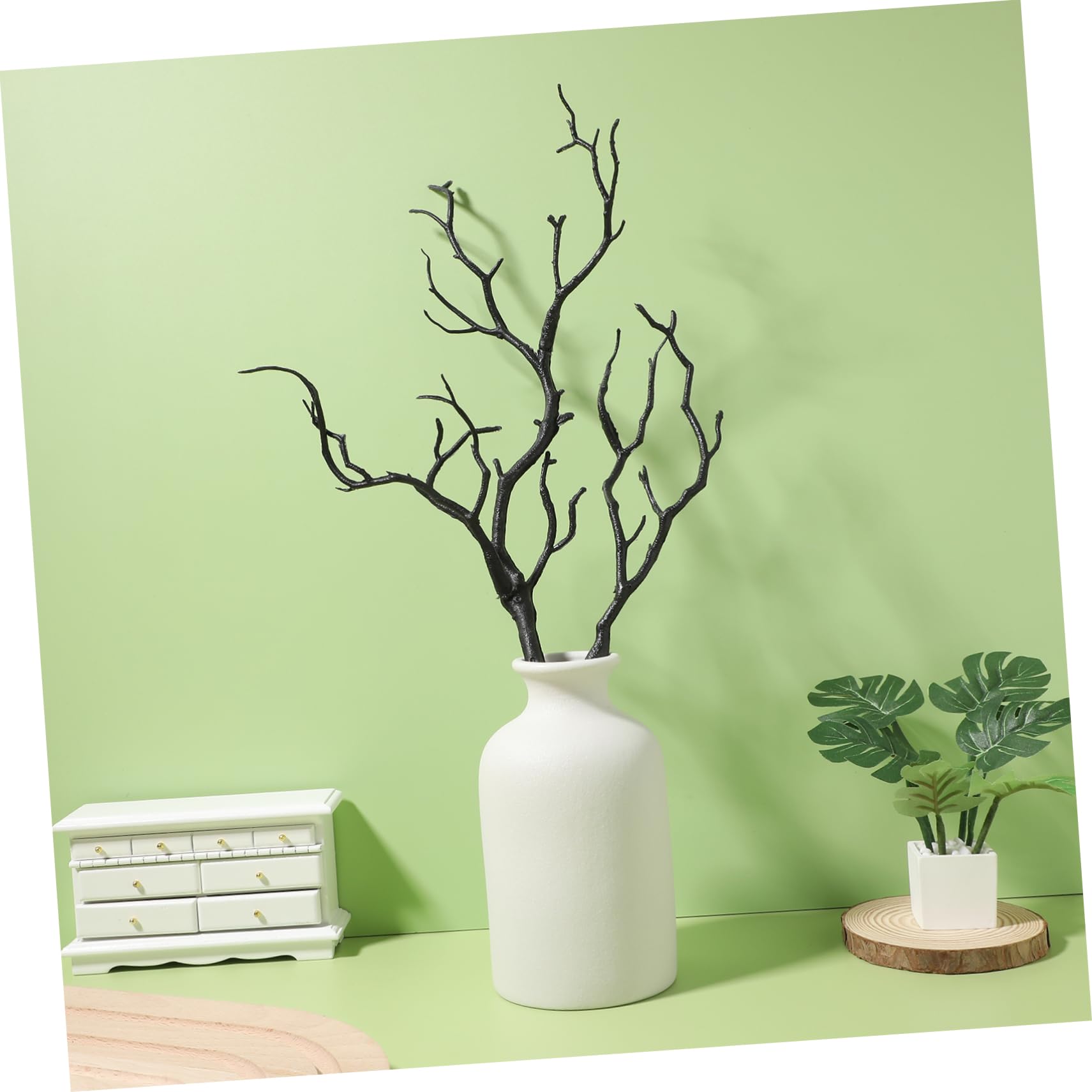 16pezzi Rami Decorativi Artificiale Da Rami Di Corno Per Decorazioni Natalizie e Halloween Per Crafting e Addobbi Domestici