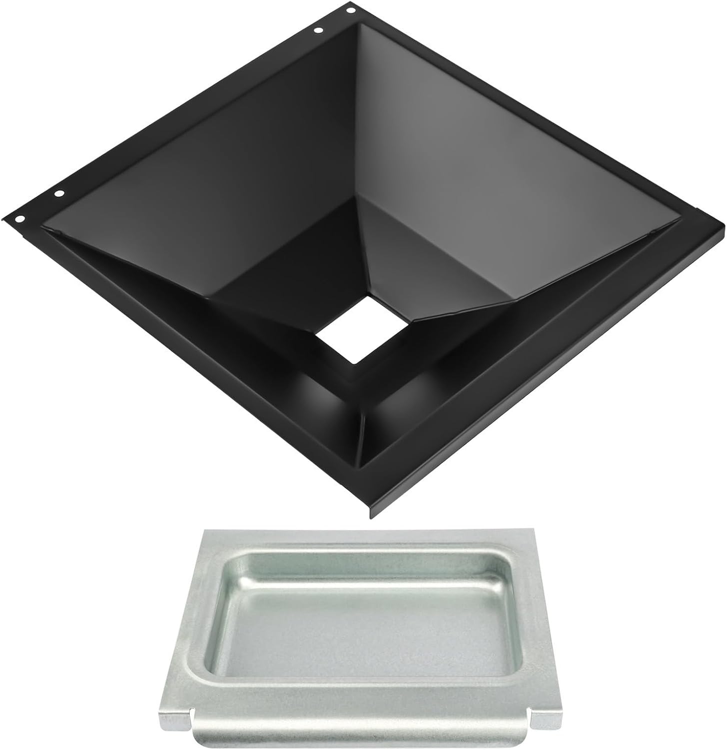 Uniflasy 66035 Grease Tray with 67047 Catch Pan for Genesis II E210 E240, Genesis II LX E240 S240(2017 and Newer), Weber 66035 Genesis Grease Tray Kit For Weber Genesis Ii 210/240 Series (2017 and Newer)