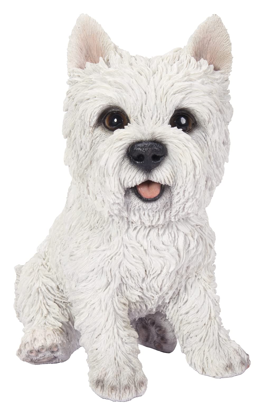 Cadeau pour amoureux de chiens West Highland Terrier assis Vivid Arts décoration de maison et jardin