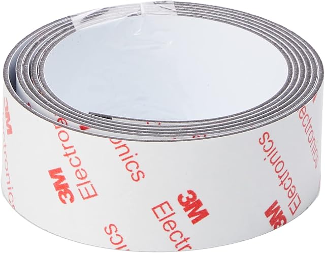 Magnet Expert® 25mm wide x 1.3mm thick Gloss White Ferrous Strip with Self Adhesive ( 1m Length )
