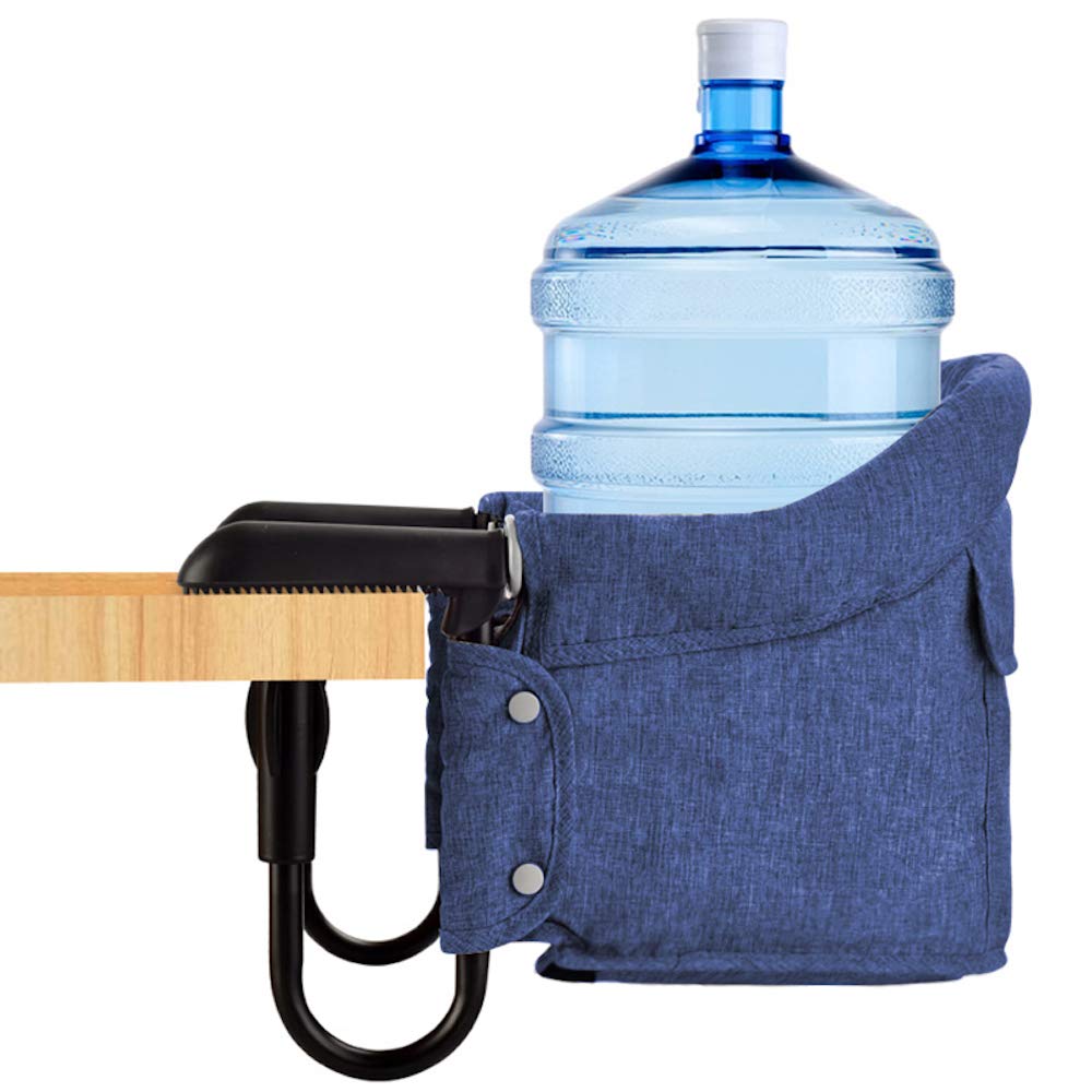 Faltbar Babysitz | Baby Tischsitz | Baby Hochstuhl | Kinder Hochstuhl | Sitzerhöhung für zu Hause und Unterwegs mit Transporttasche | Reisestuhl für baby und Kinder (Blau)