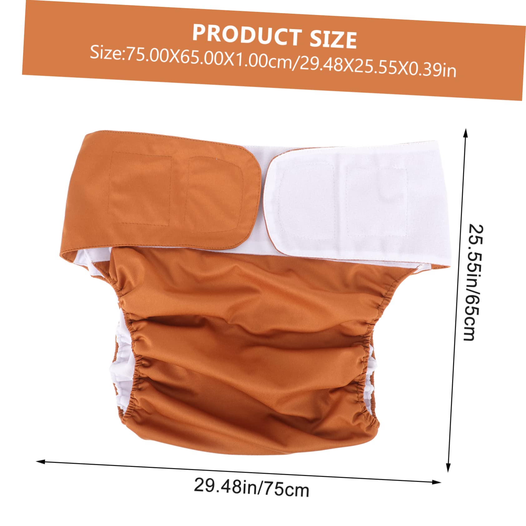 TOVINANNA Comfortable Washable Adult Diaper Anti-Leak Pant for Elderly Reusable Urinal Pant