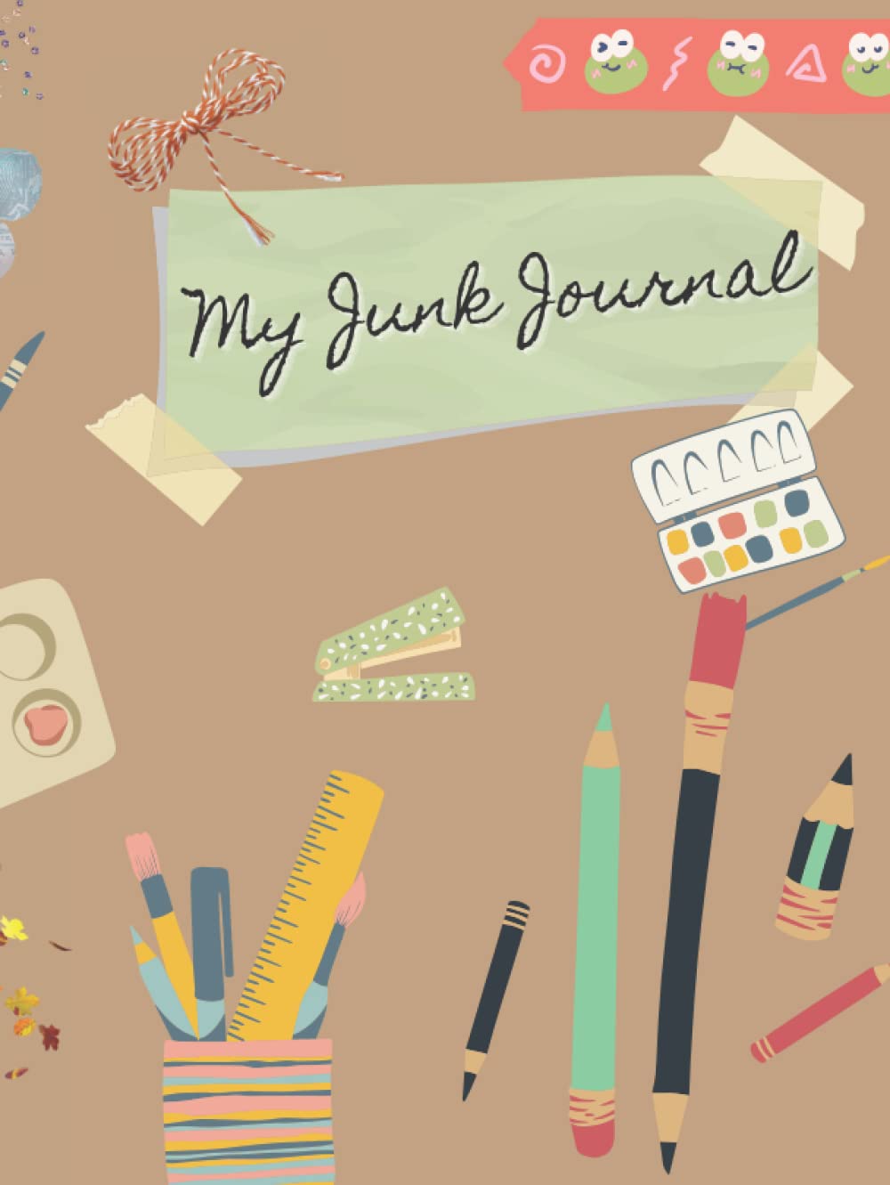 My Junk Journal: Blank Journal for scrapbooking - Large notebook with 100 Pages