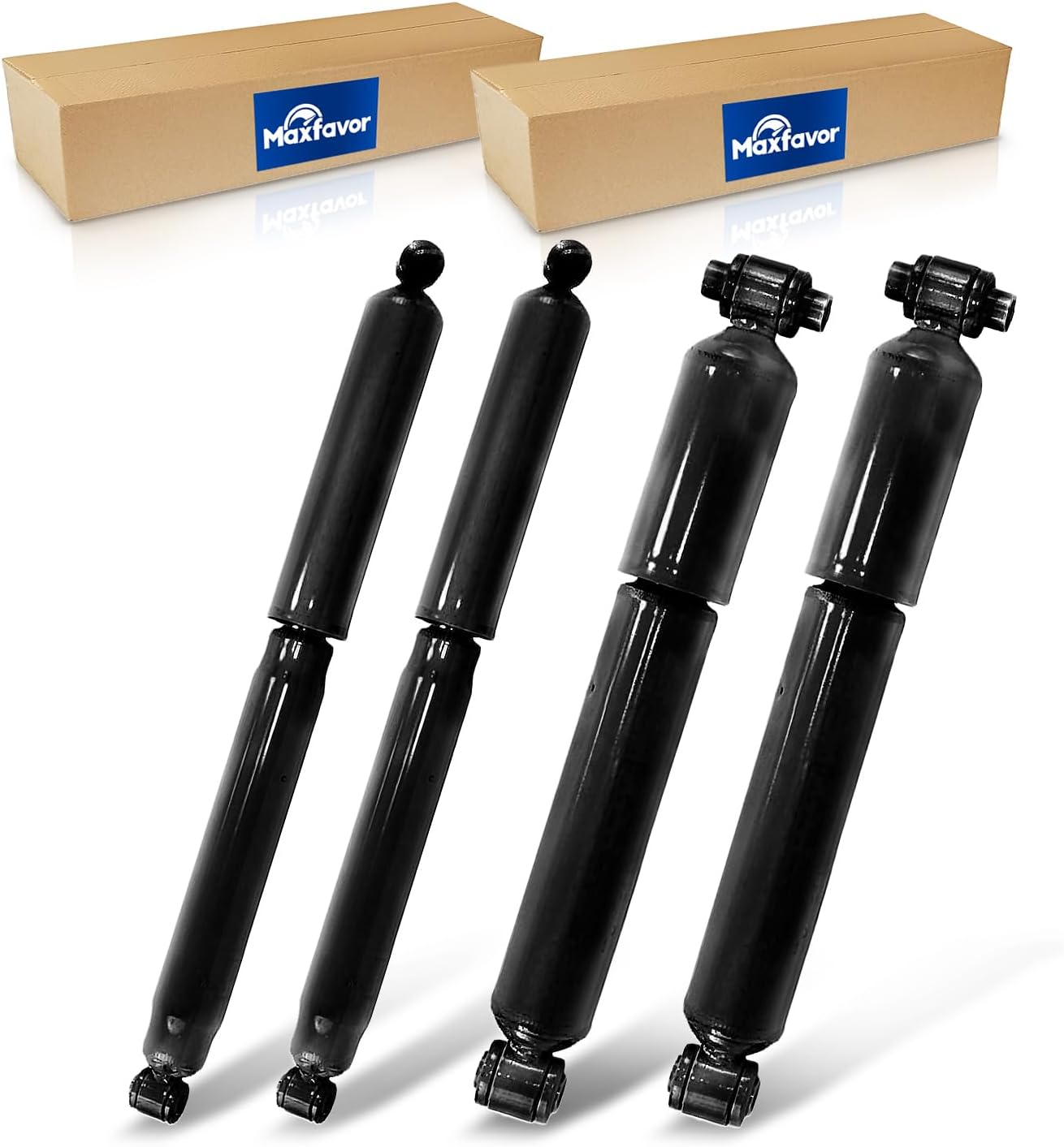 Maxfavor Front Rear Shocks Struts fit for Chevy K1500 K2500 Suburban 1992-1999 / 4WD Chevy Tahoe 1995-2000 & GMC K1500 K2500 Suburban 1992-1999 / 4WD GMC Yukon 1995-2000 & Cadillac Escalade 1999-2000