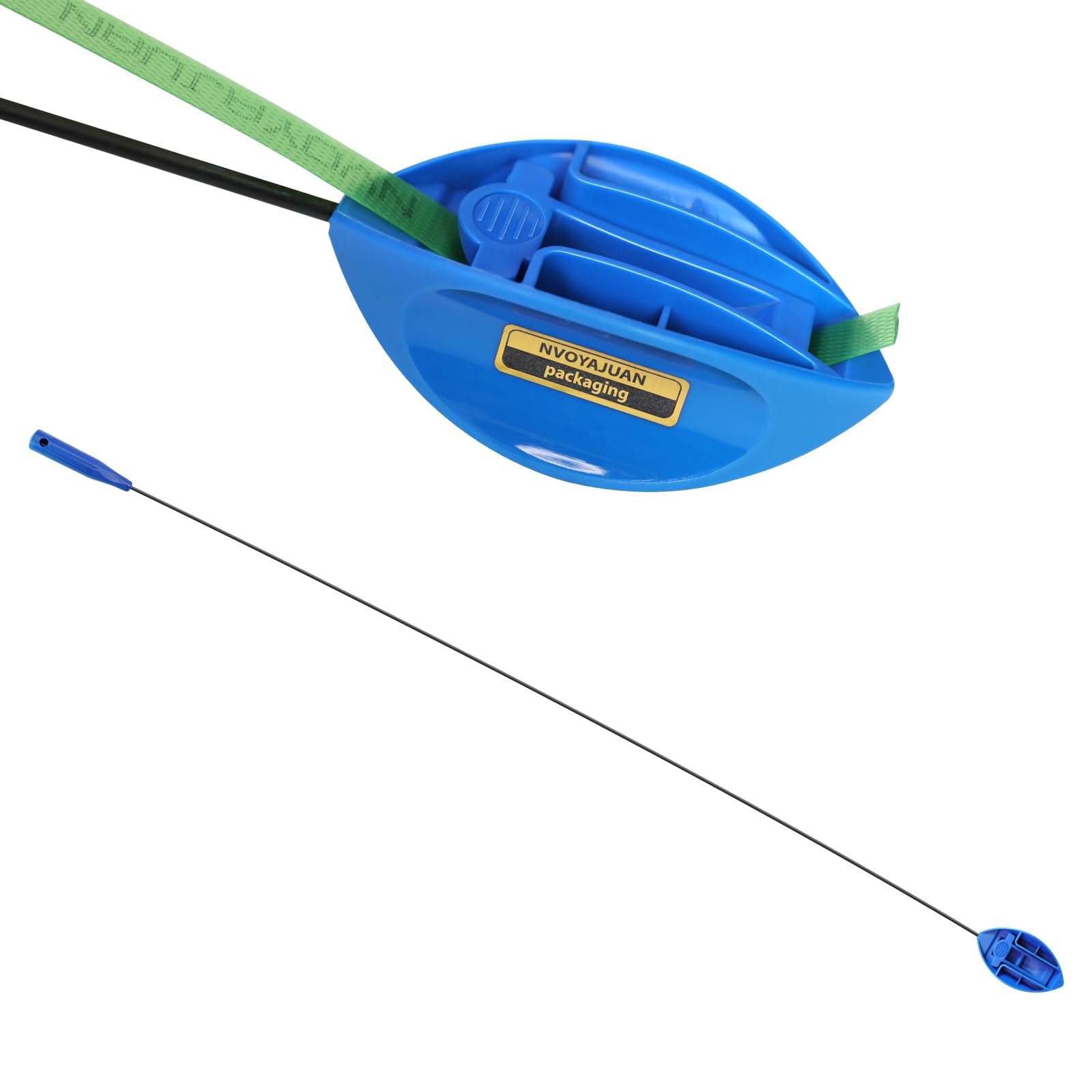 NVOYAJUAN Fiberglass Pallet Wand Flexible Strap Feeder, Pallet Strapping Conveyor 61" Length, Professional Pallet Threading Tool