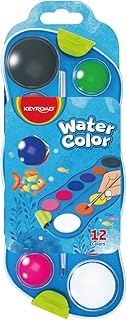 الوان مائية 12 لونًا KR971695 (قطعة واحدة)، متعدد الألوان، خامات متعددة، من كي رود