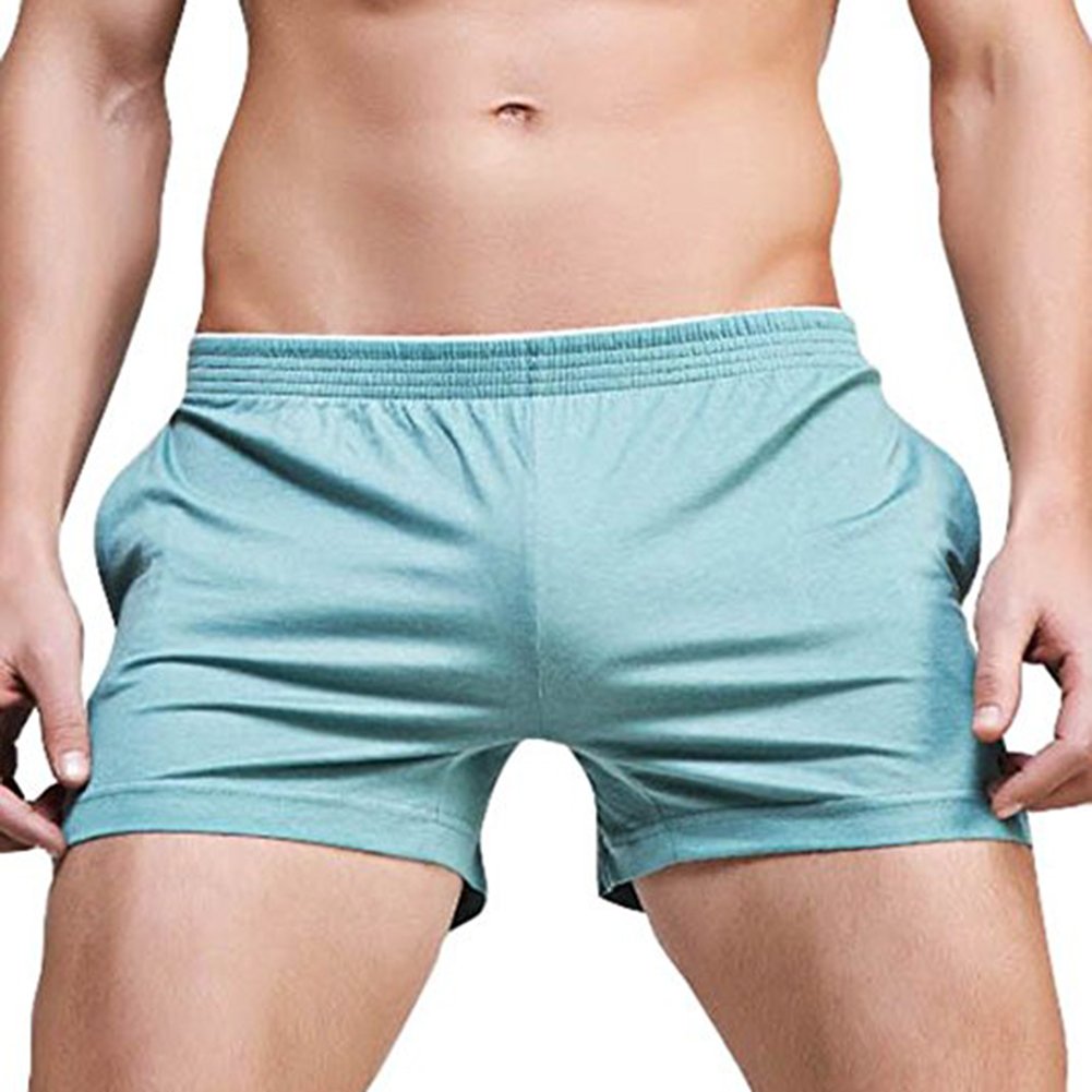 MLDYGYC Men's Pocket Running Workout Gym Active Shorts Lounge Sleep Bottoms