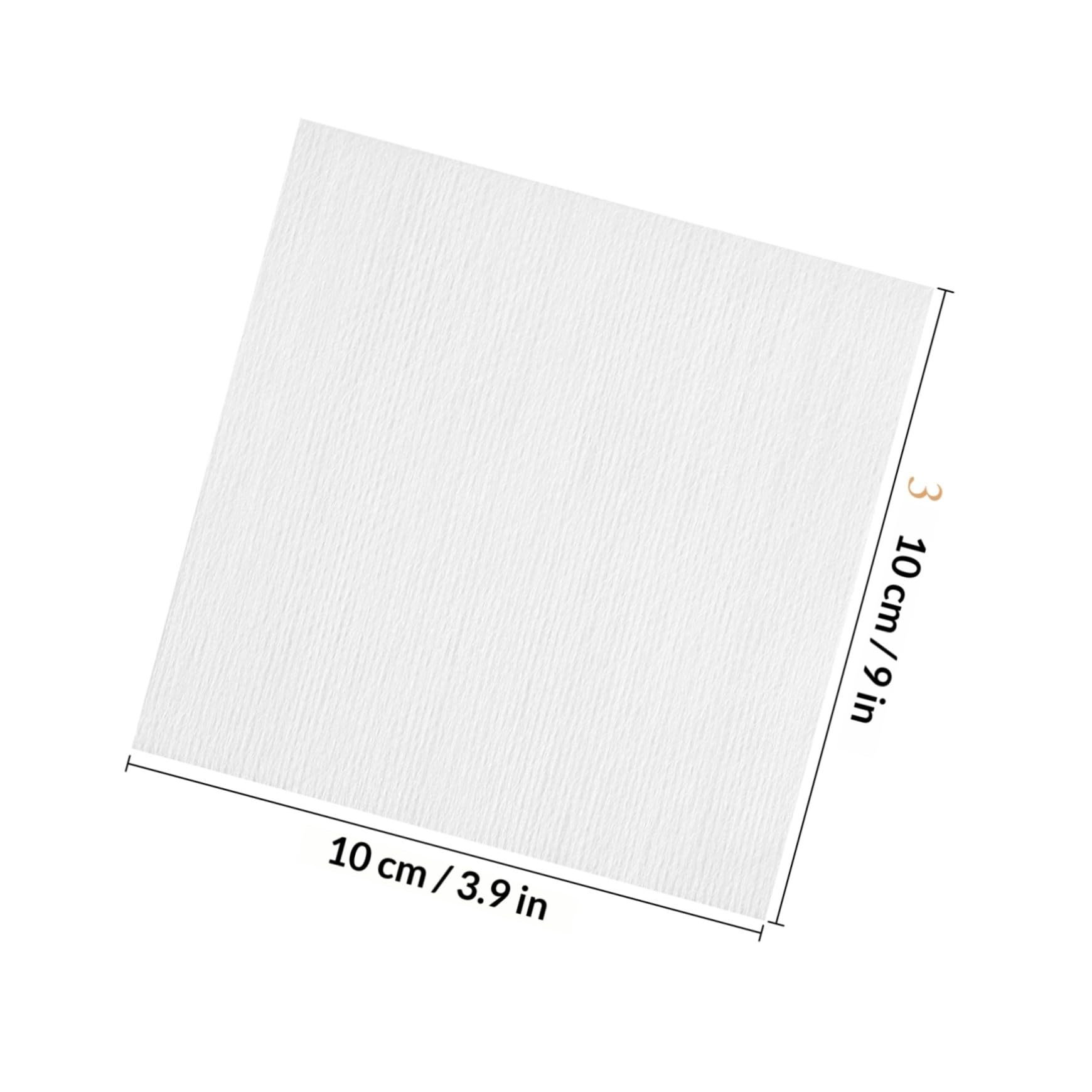 400 Stück Einweg Vliesstoff Kosmetik Reinigungspads 10x10cm Weich Atmungsaktiv Abschminktücher für Frauen Gesichtsreinigung