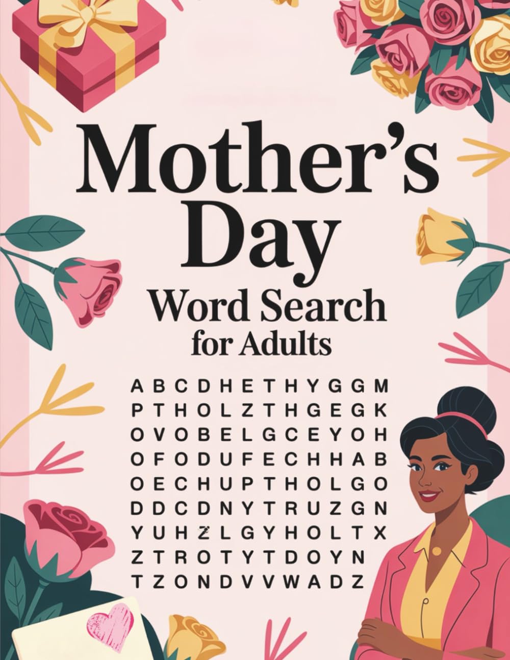 Mother’s Day Word Search for Adults: 100 Relaxing Puzzles for Mom – A Thoughtful Gift for Mother’s Day