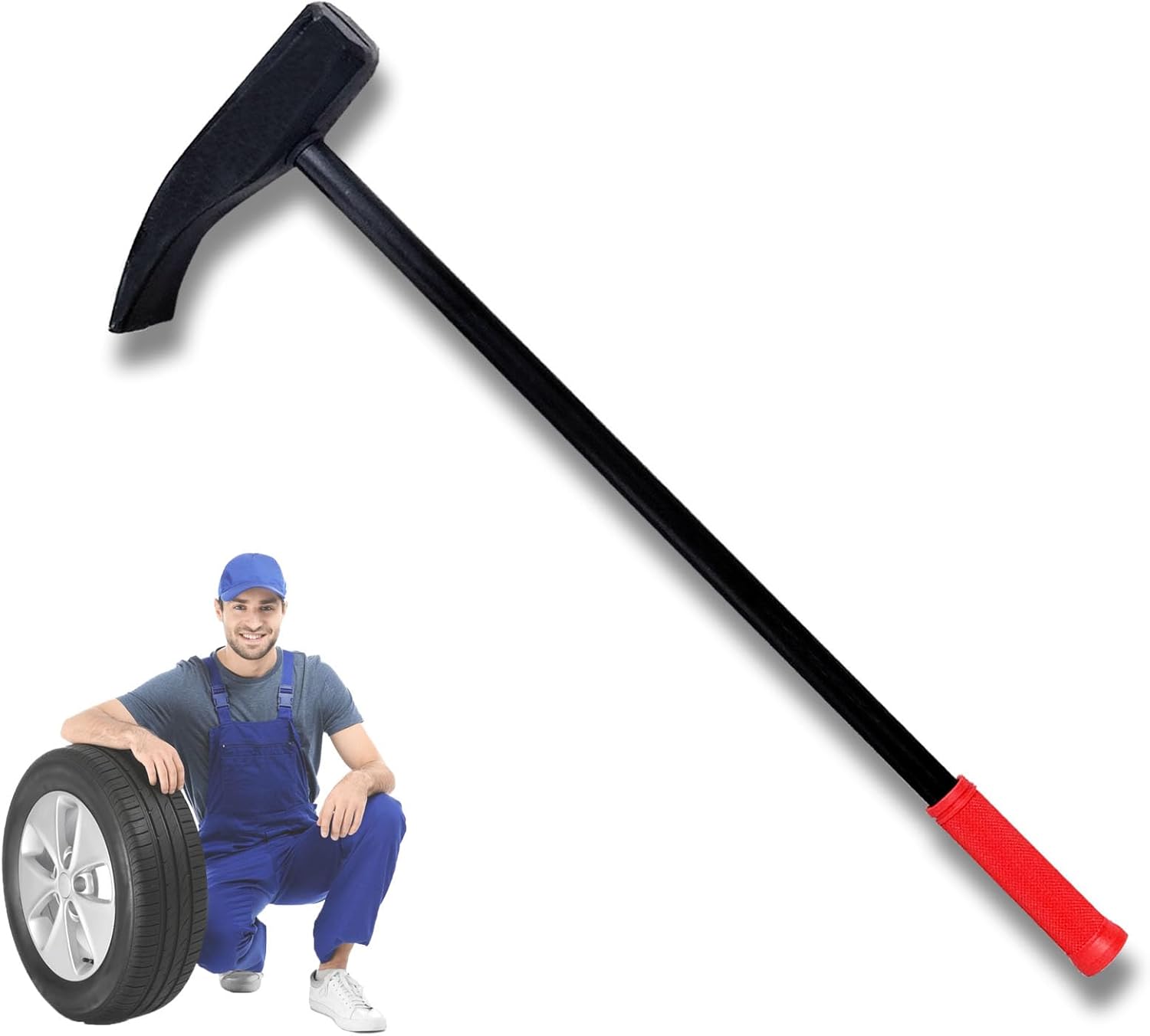 35429 Bead Brkg Wg, Tire Bead Breaker, Tire Hammer Replacement for Ken-Tool TG11E 32" Fiberglass Handled Bead Breaking Wedge, Duck-Billed Hammer for Tire Removal for Truck Bus ATV UTV Farm Tractor