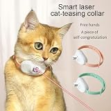 XJPXFQ Pointer Katzenspielzeug Halsband Teasing Elektrisches USB-Ladegerät Kätzchen Automatisches Gatos-Spielzeug Smart Laser Teasing Interaktives Katzenspielzeug(3)