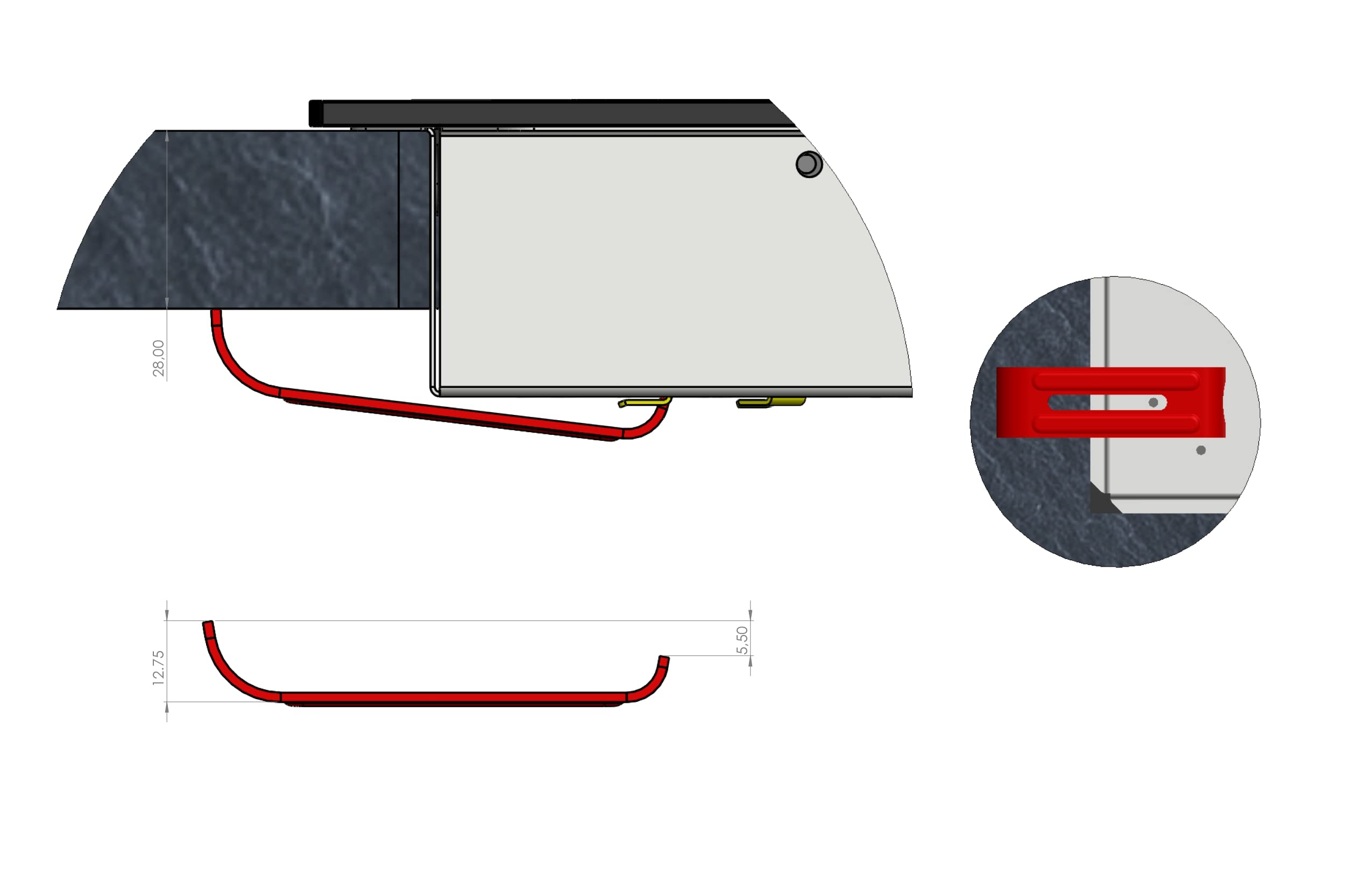 Respekta set cuisinière four et table de cuisson/Four de 62 L inclus avec plaque de cuisson/Cuisinière avec 2 plaques de cuisson/Classe d'efficacité énergétique A / HS1000-33/2 pièces