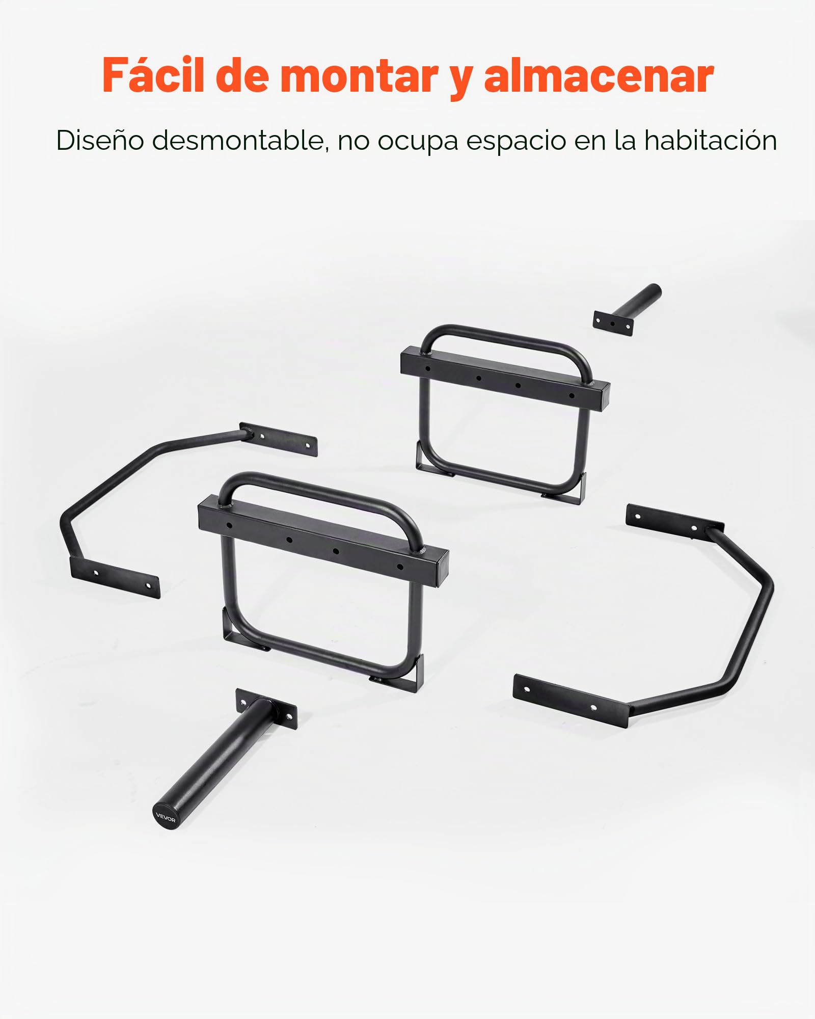 VEVOR Barra Hexagonal, Carga 240 kg, Barras para Encogimientos de Hombros, Equipo de Levantamiento de Pesas y Entrenamiento de Fuerza, Gimnasio en Casa a Sentadillas, 1430 x 725 x 365 mm, Negro