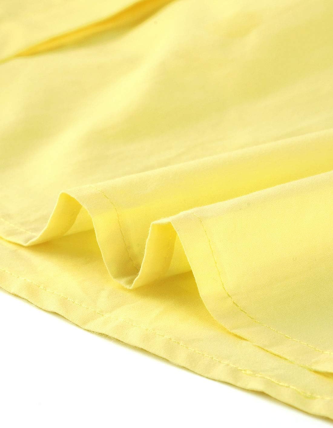 Allegra K Women's Shirt Dress Button Down 3/4 Sleeve School Work Mini Casual Shirtdresses - Image 6