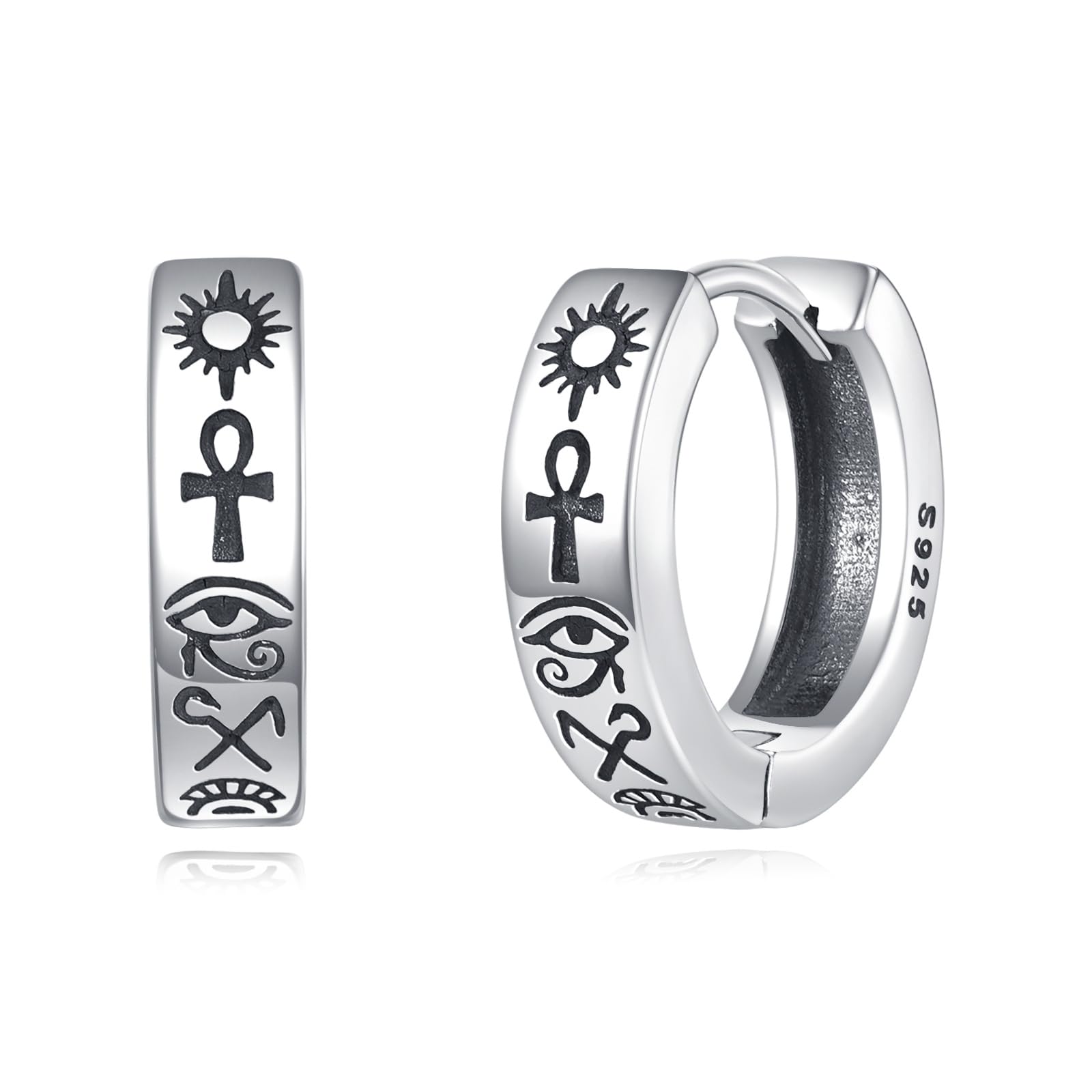 DAYLINLOVE Italienischer Horn Hand Fußkette 925 Sterling Sil