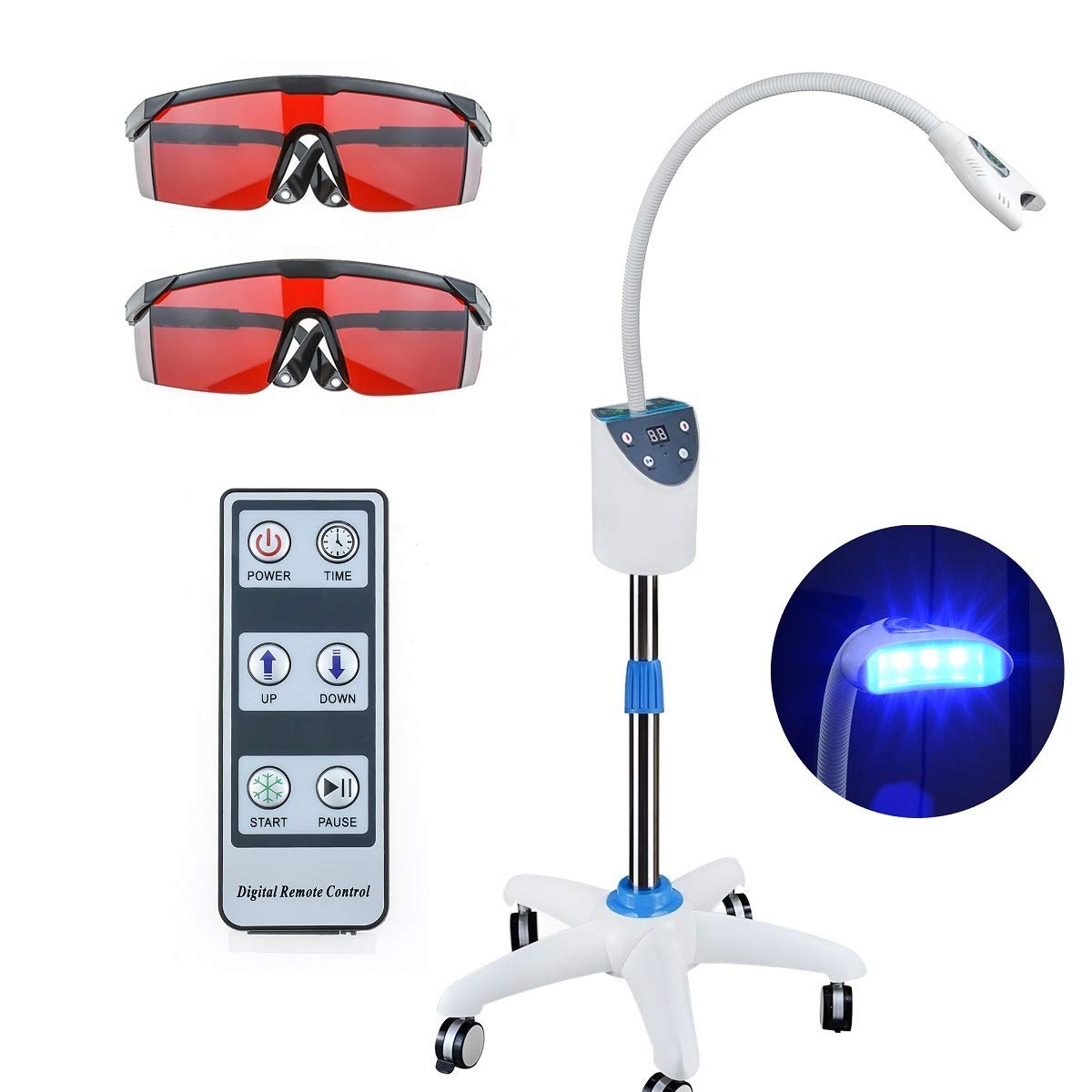 NSKI 20W Mobile Teeth Whitening Lamp Bleaching Light Floor Standing Type