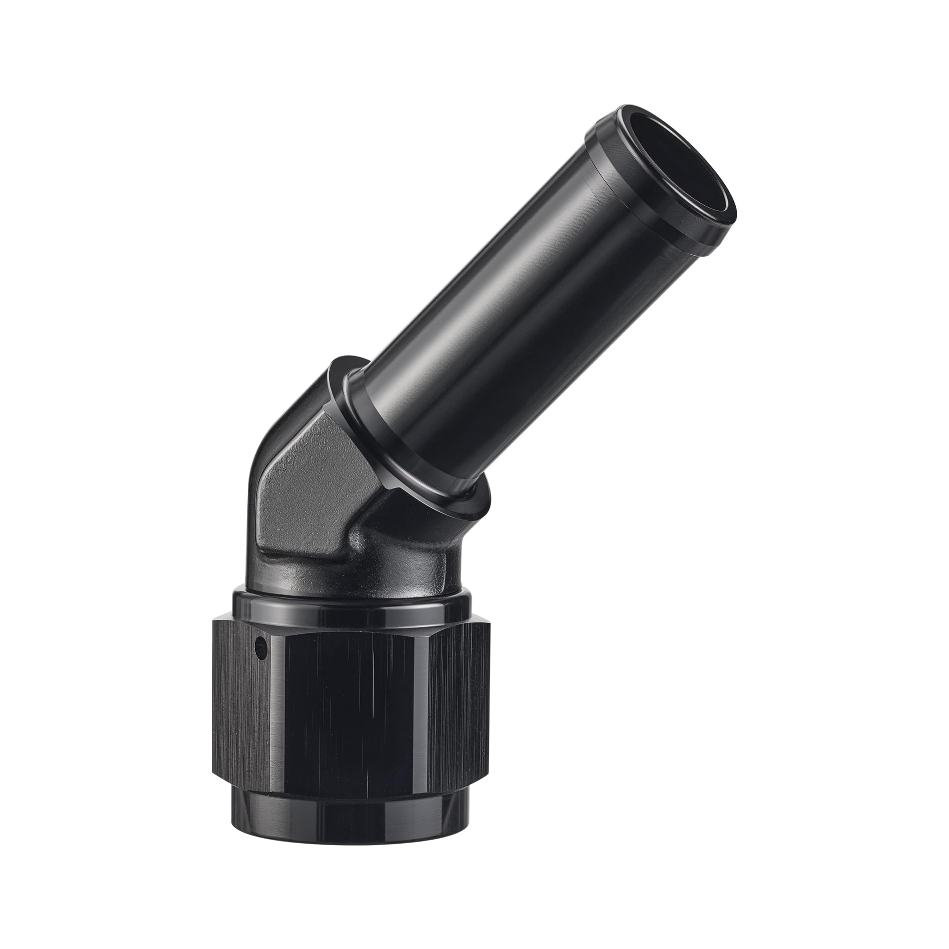 EVIL ENERGY 10AN Female to 5/8" Barb Hose Fitting 45 Degree Swivel