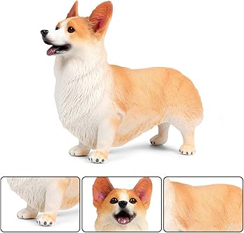 Amazon | EUHELOPA ウェルシュ・コーギー フィギュア 9cm級 犬 動物