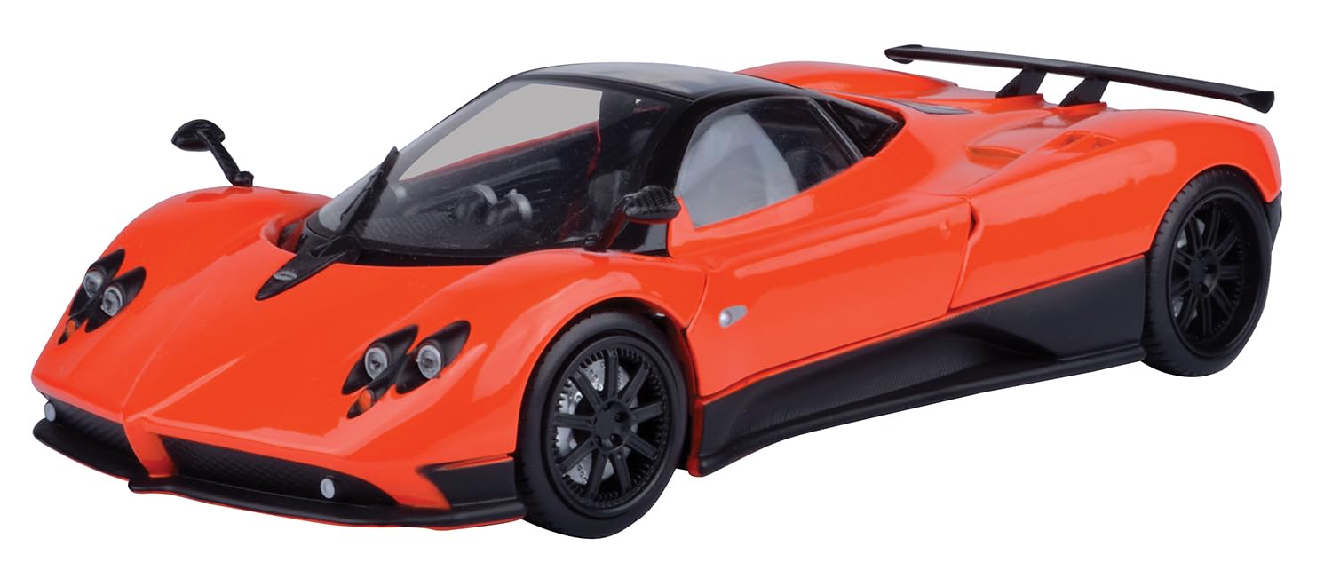 Pagani Zonda F Orange 1/18 Diecast Car Model by Motormax 79159or