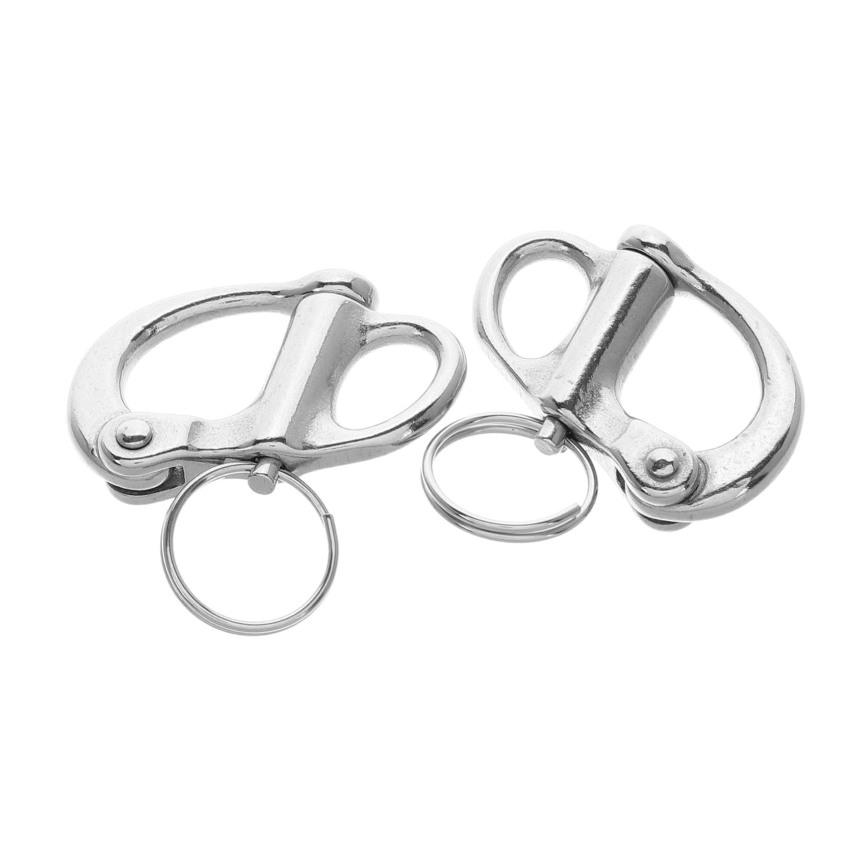 TOBBOMEY Multi-Purpose Steel Swivel Shackles Quick Release for Towing Marine Everyday Use