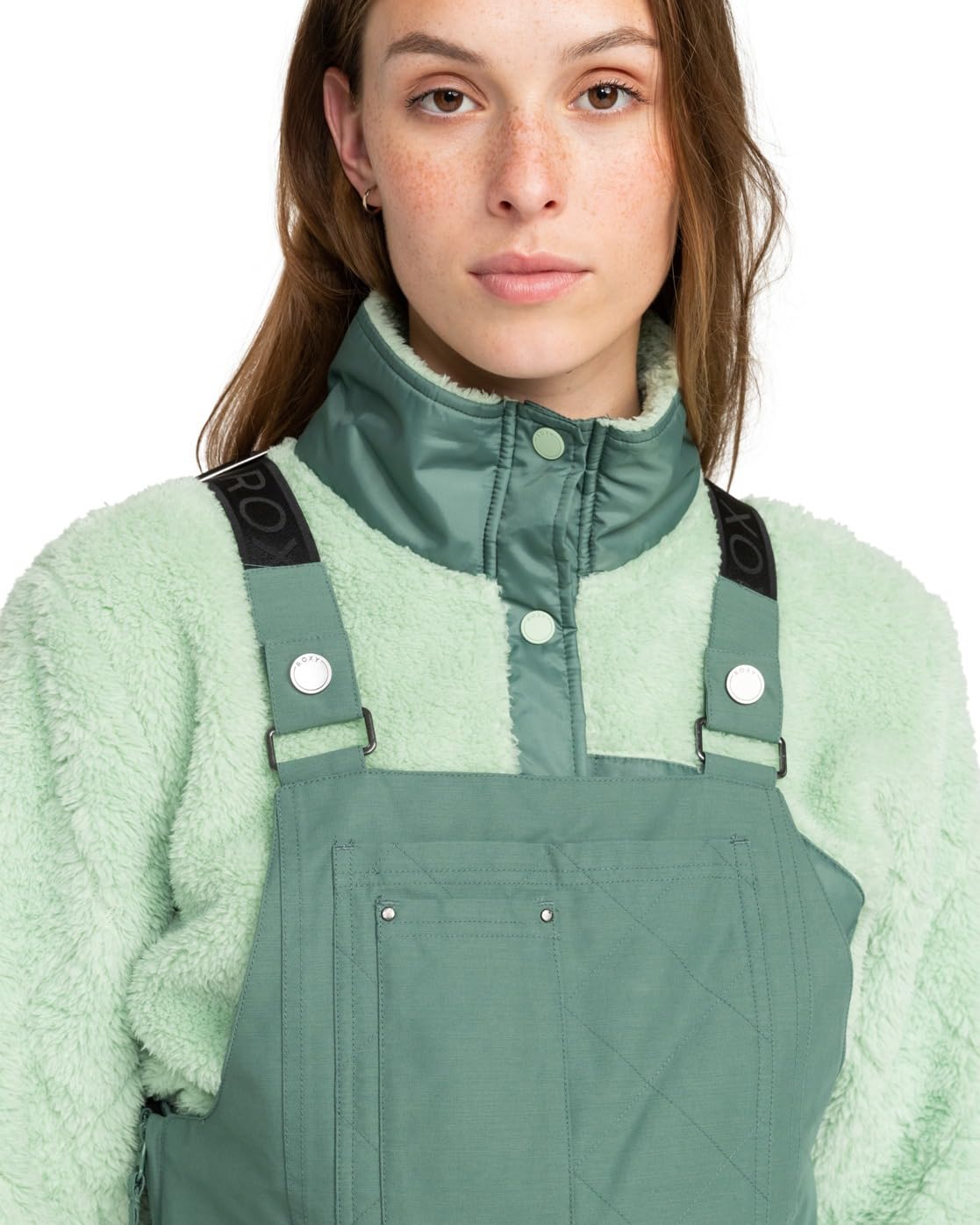 Roxy Rideout Bib Pt - Pantalon de Neige - Décontracté - Femme